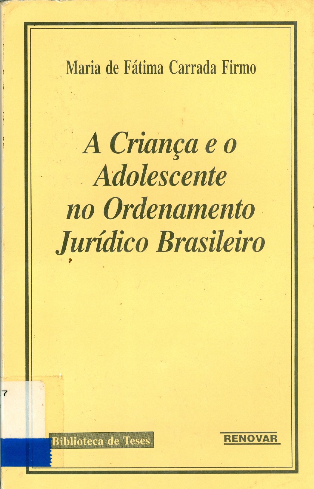 A CRIANÇA E O ADOLESCENTE NO ORDENAMENTO JURÍDICO BRASILEIRO