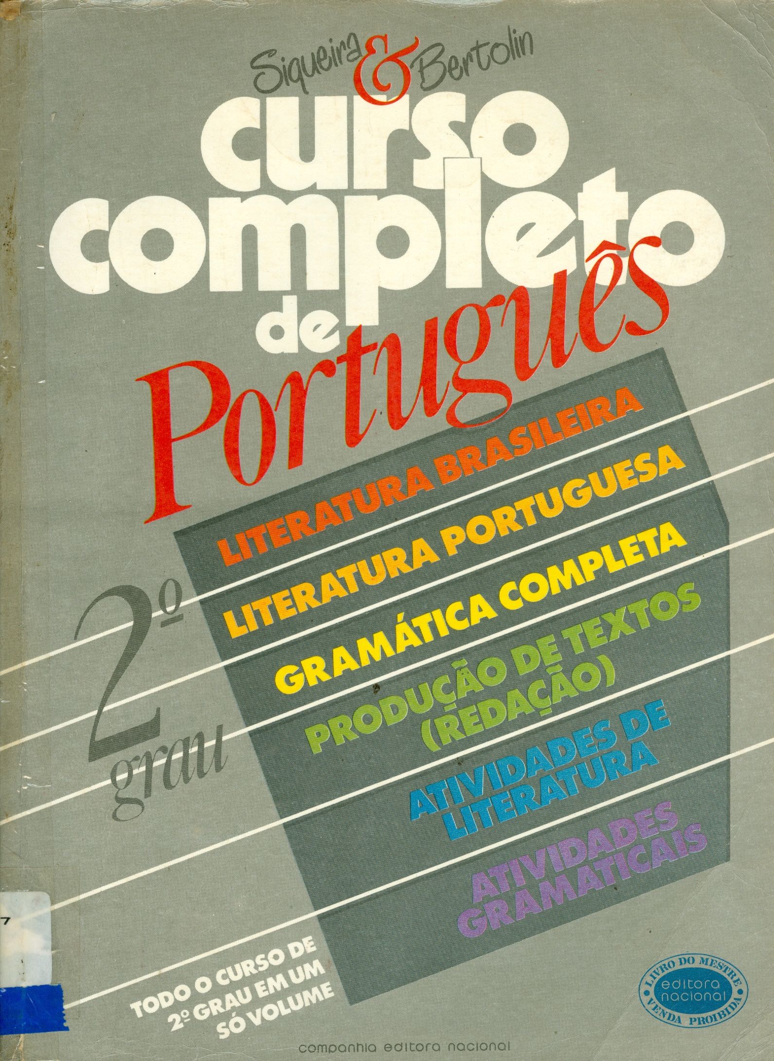 CURSO COMPLETO DE PORTUGUÊS - LIVRO 1