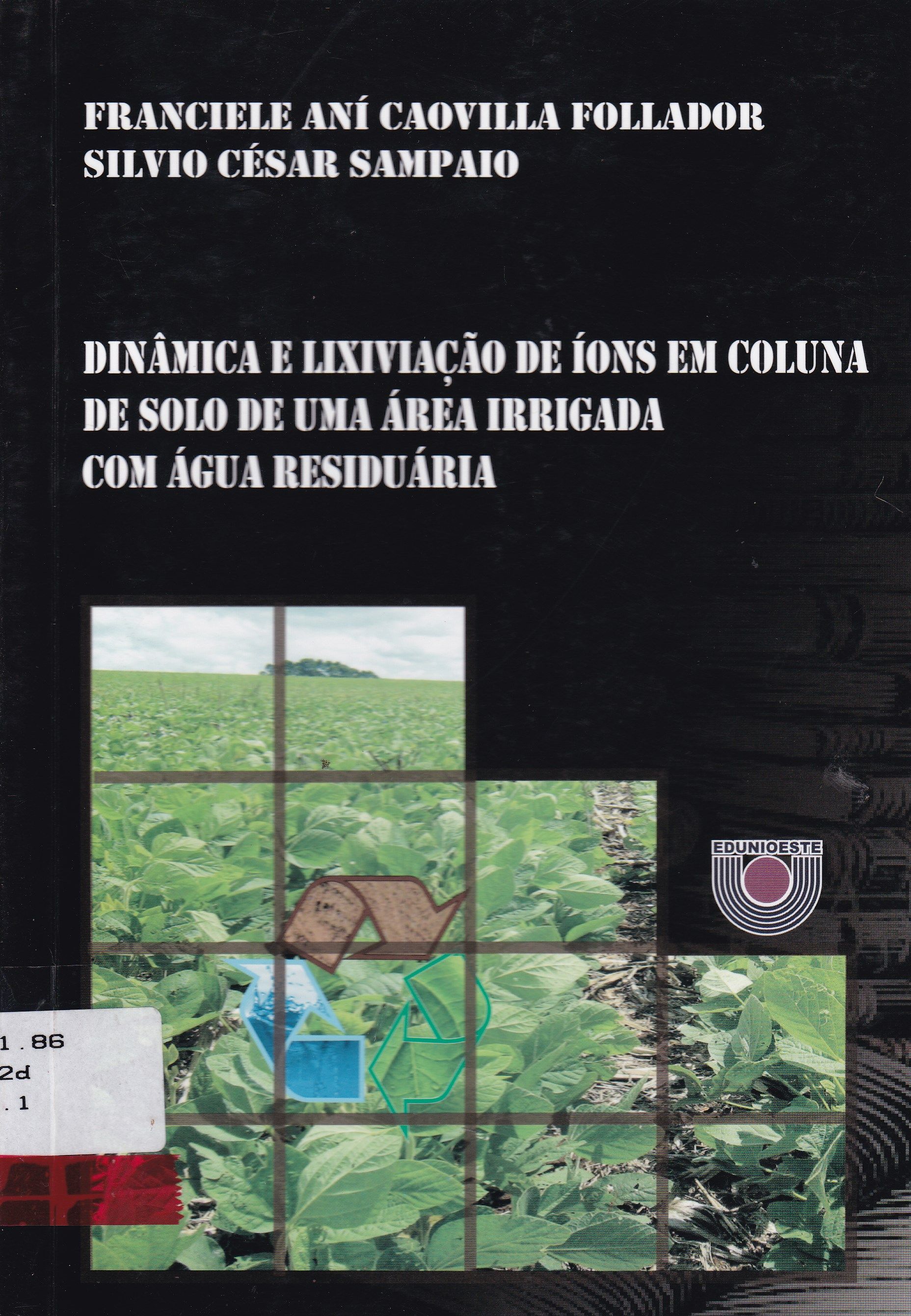 DINÂMICA E LIXIVIAÇÃO DE ÍONS EM COLUNA DE SOLO DE UMA ÁREA IRRIGADA COM ÁGUA RESIDUÁRIA