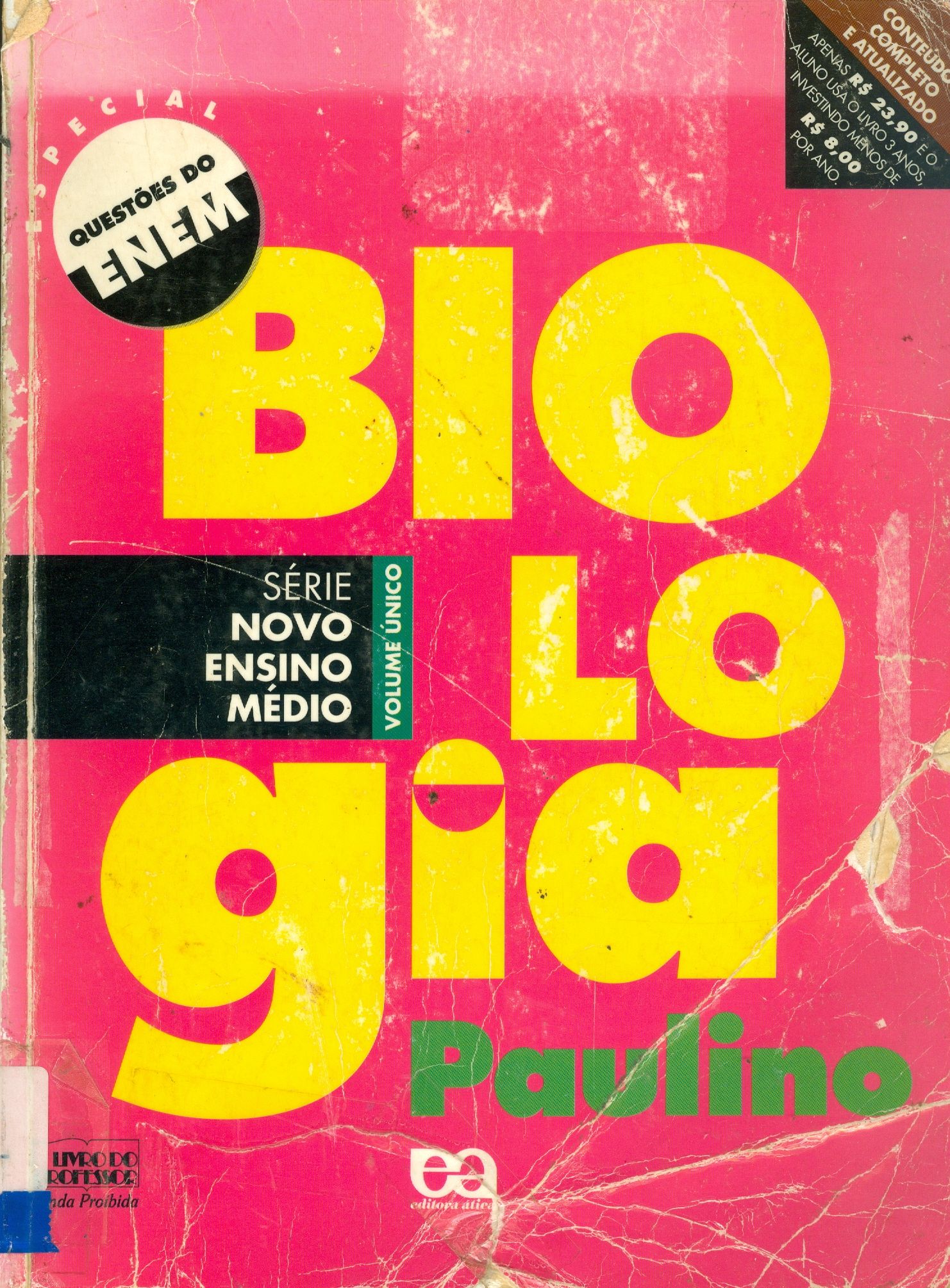 BIOLOGIA: VOLUME ÚNICO 