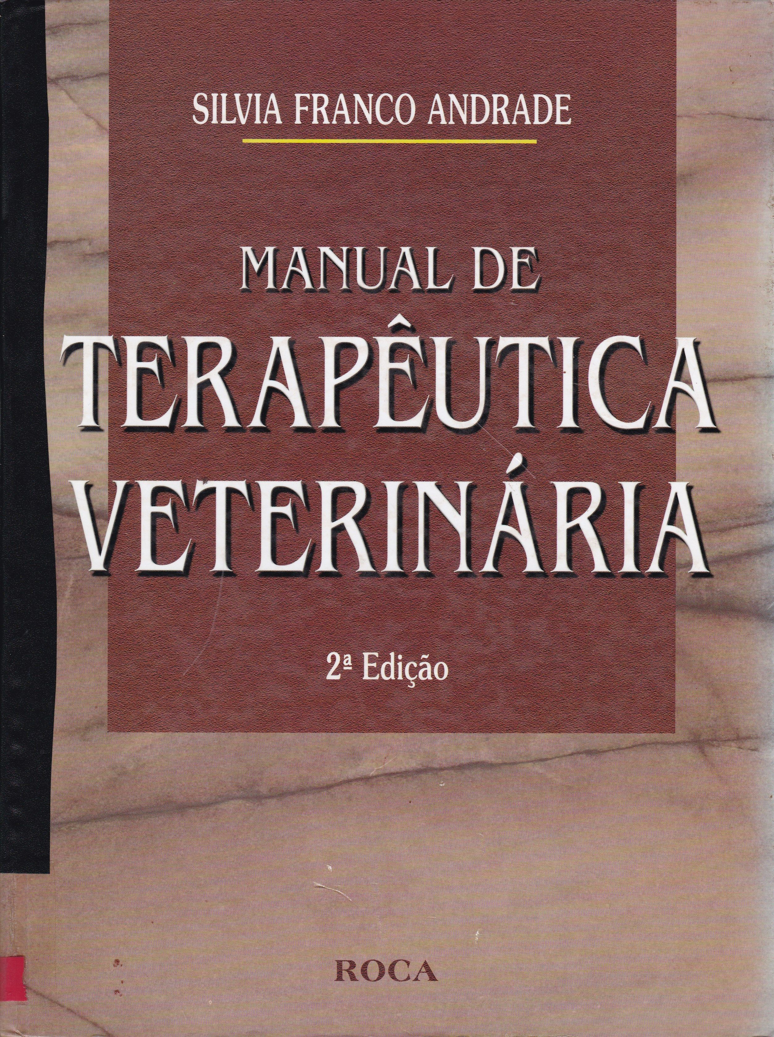 MANUAL DE TERAPÊUTICA VETERINÁRIA 