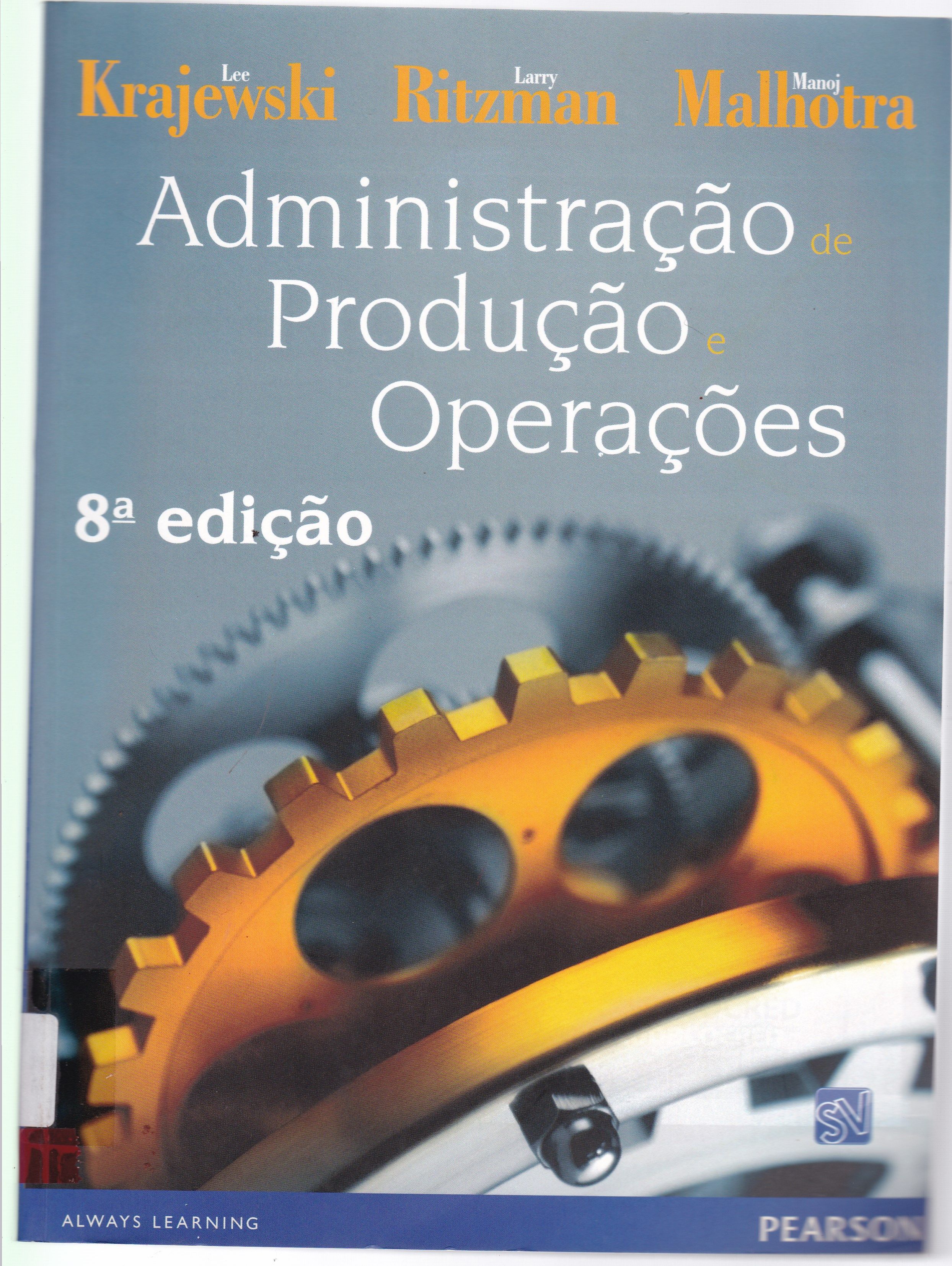 ADMINISTRAÇÃO DE PRODUÇÃO E OPERAÇÕES