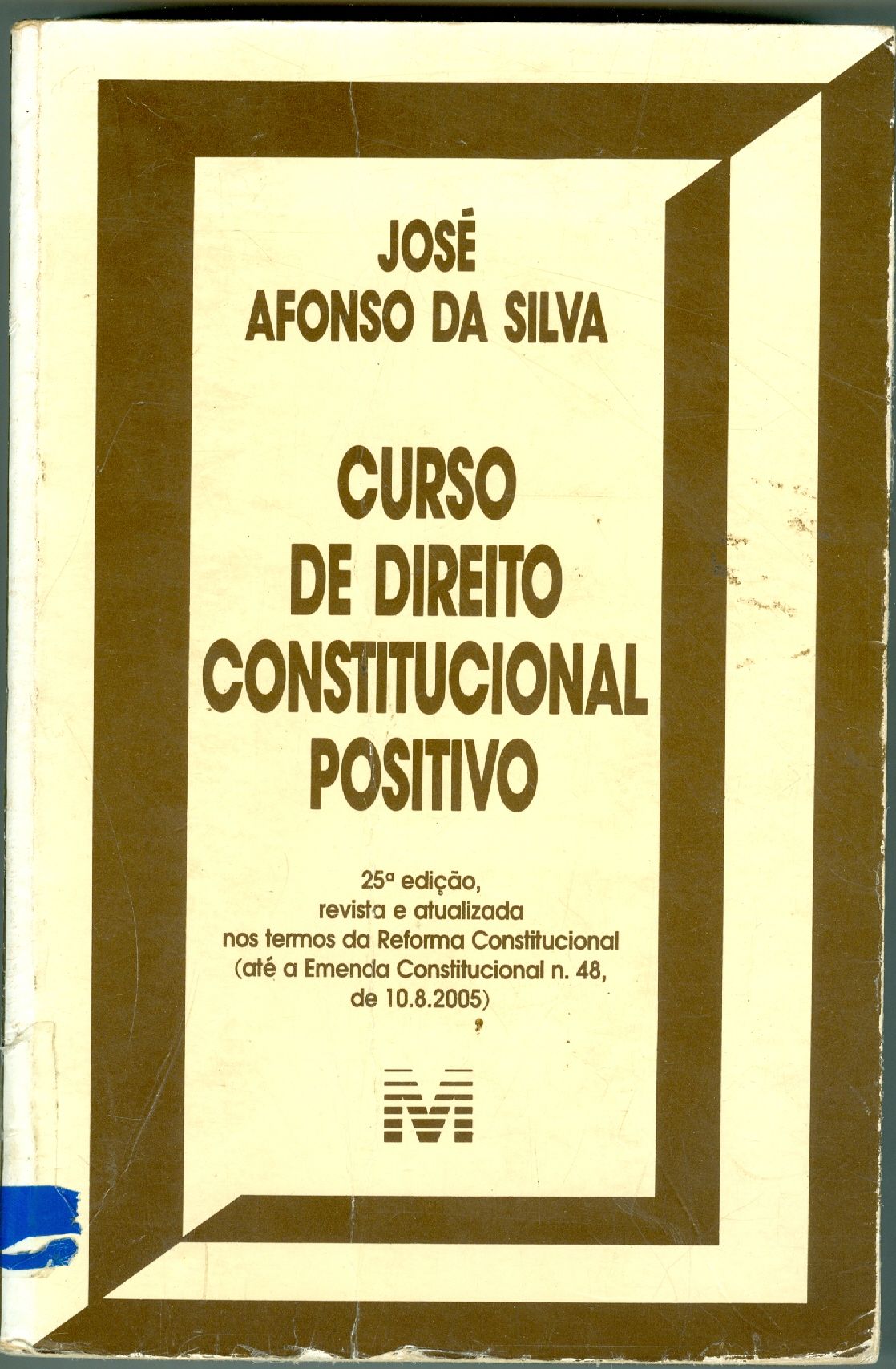 CURSO DE DIREITO CONSTITUCIONAL POSITIVO 