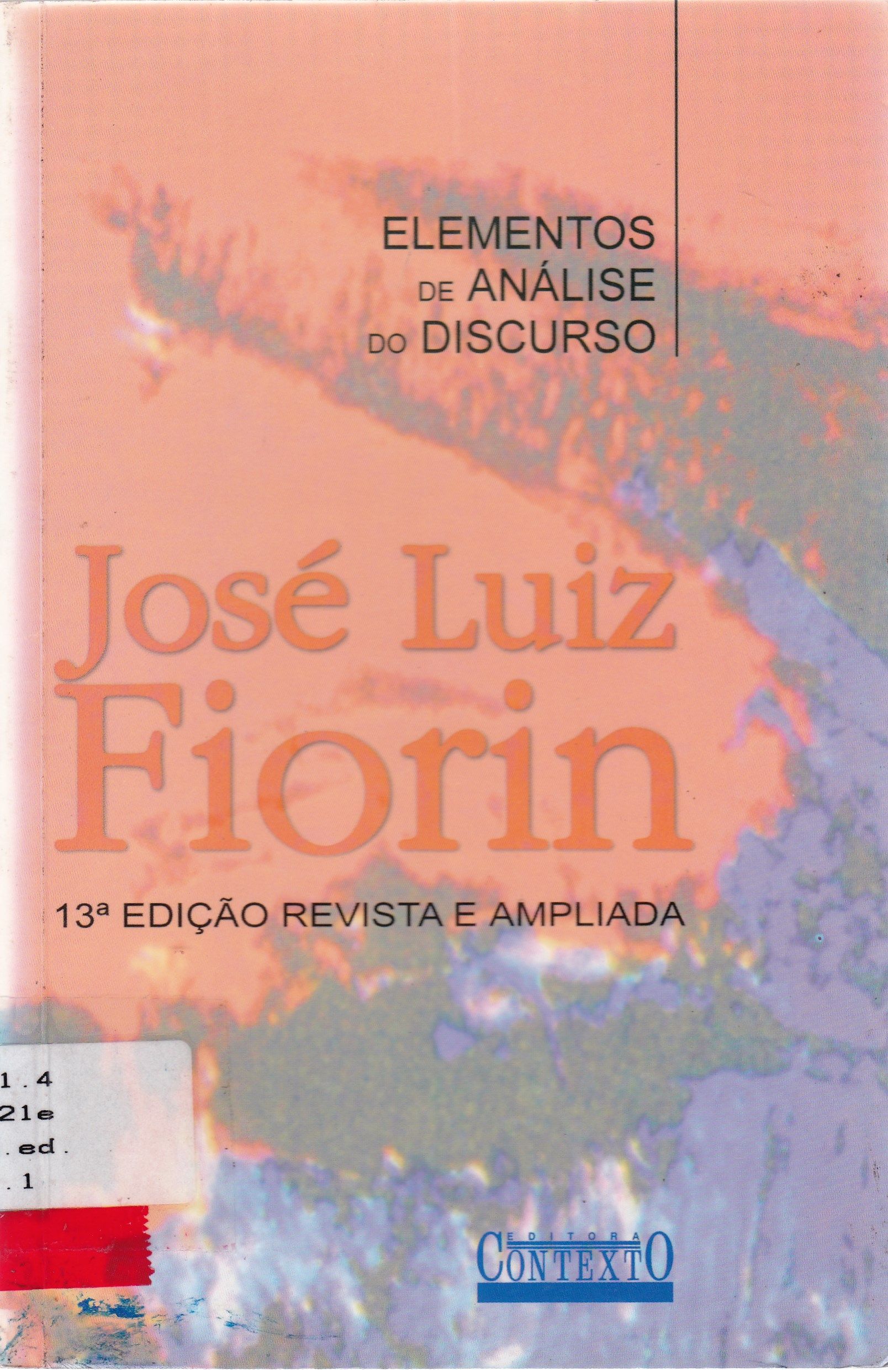 ELEMENTOS DE ANÁLISE DO DISCURSO