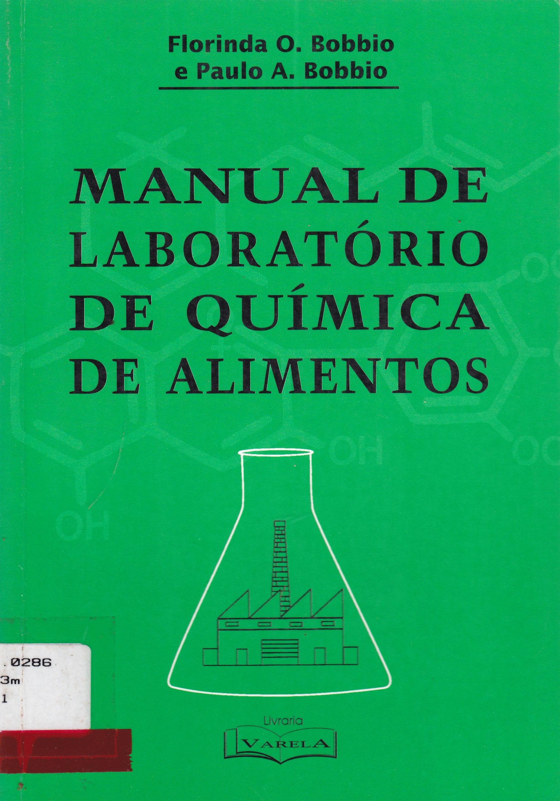 MANUAL DE LABORATÓRIO DE QUÍMICA DE ALIMENTOS