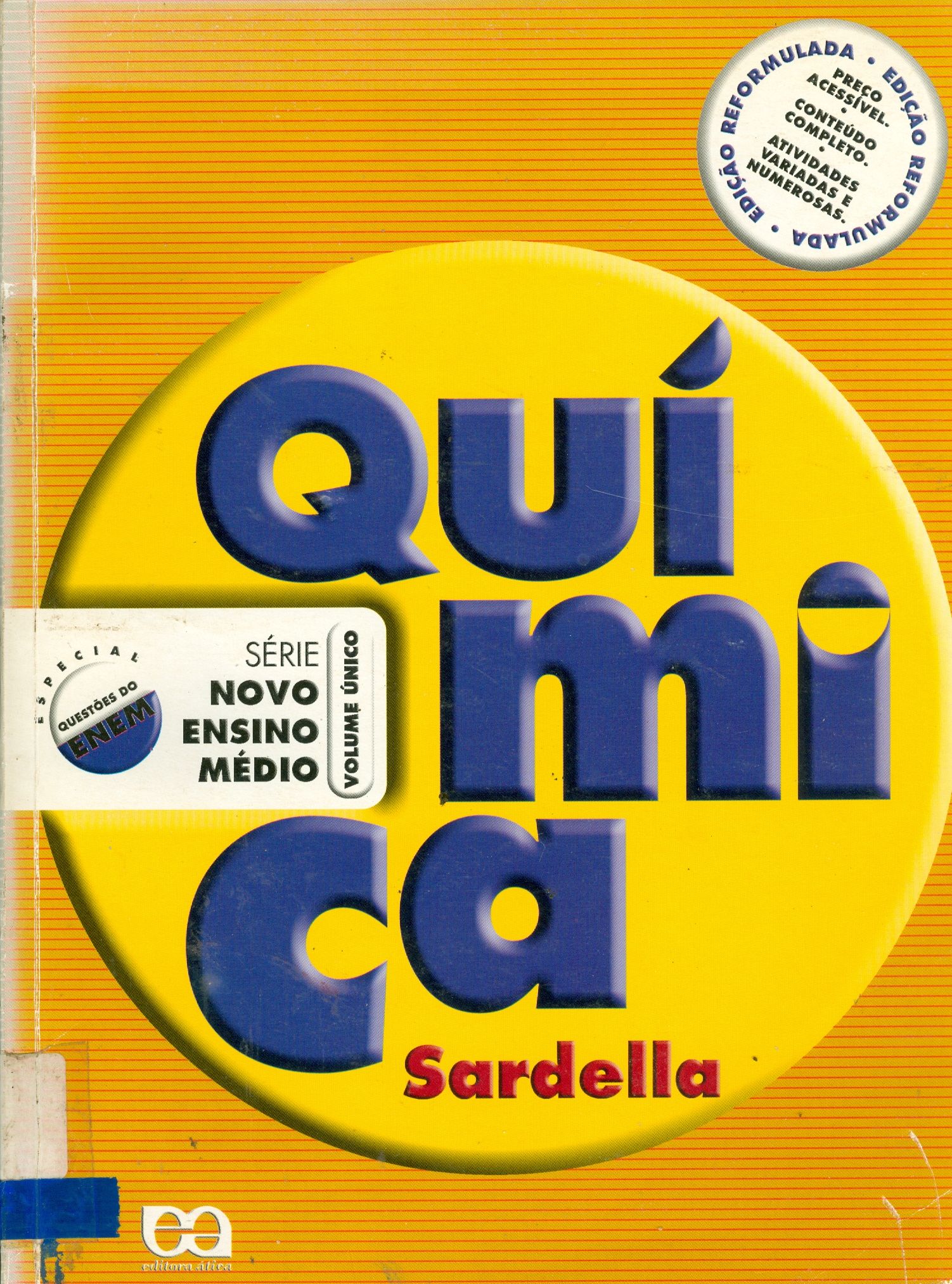 QUÍMICA - VOLUME ÚNICO 