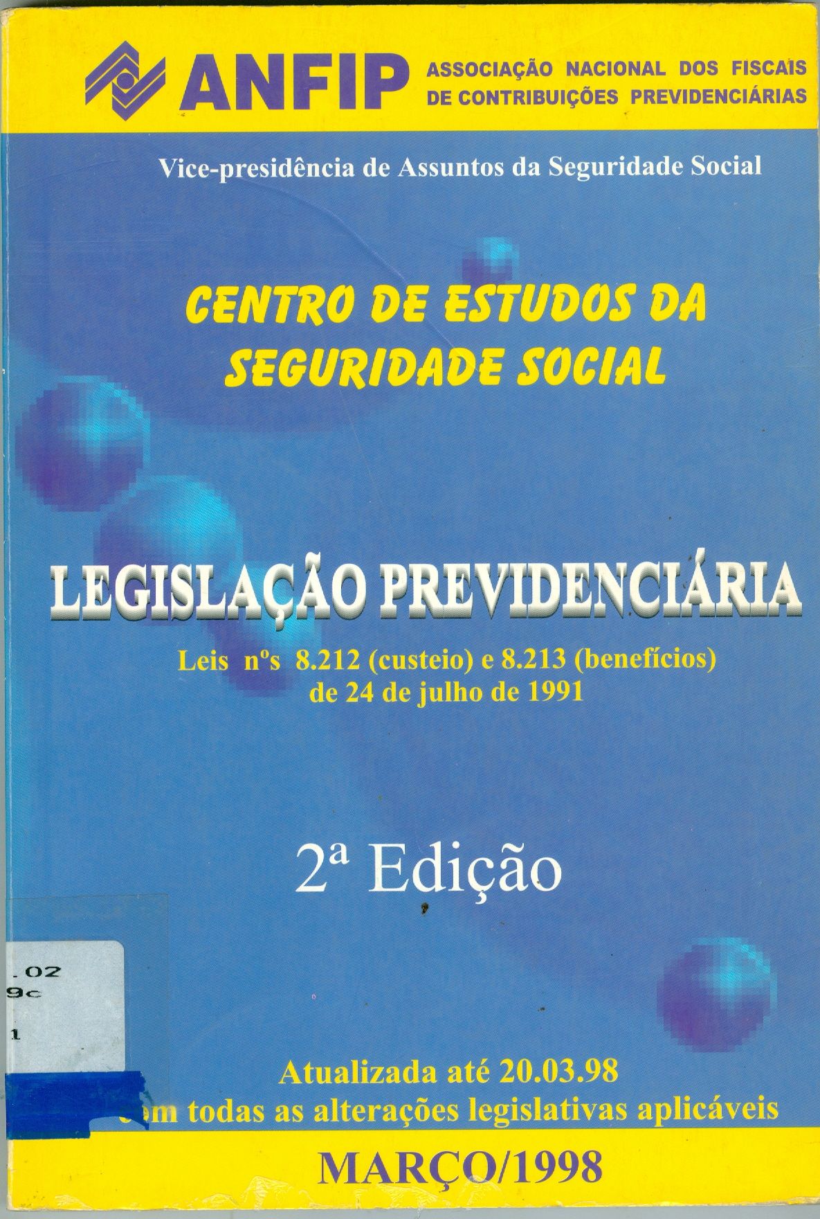 LEGISLAÇÃO PREVIDENCIÁRIA