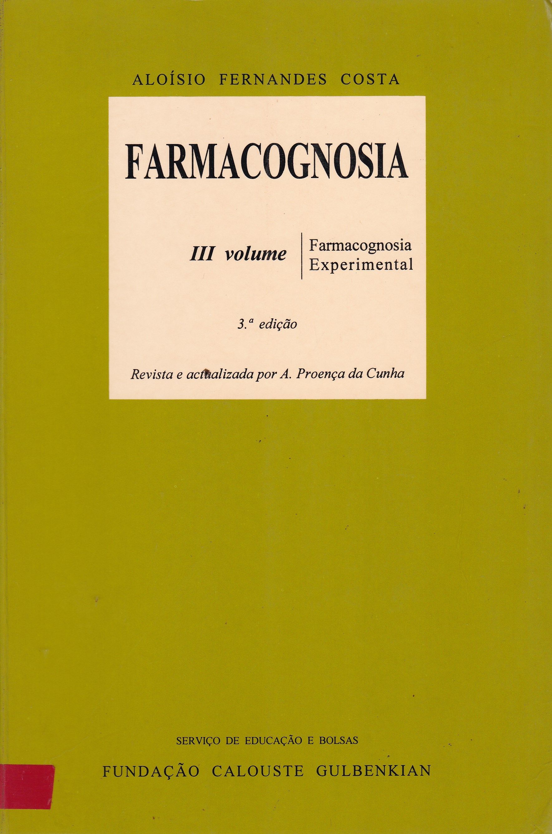 FARMACOGNOSIA - V. 3