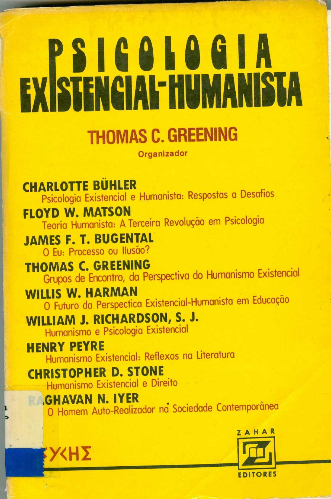 PSICOLOGIA EXISTENCIAL-HUMANISTA