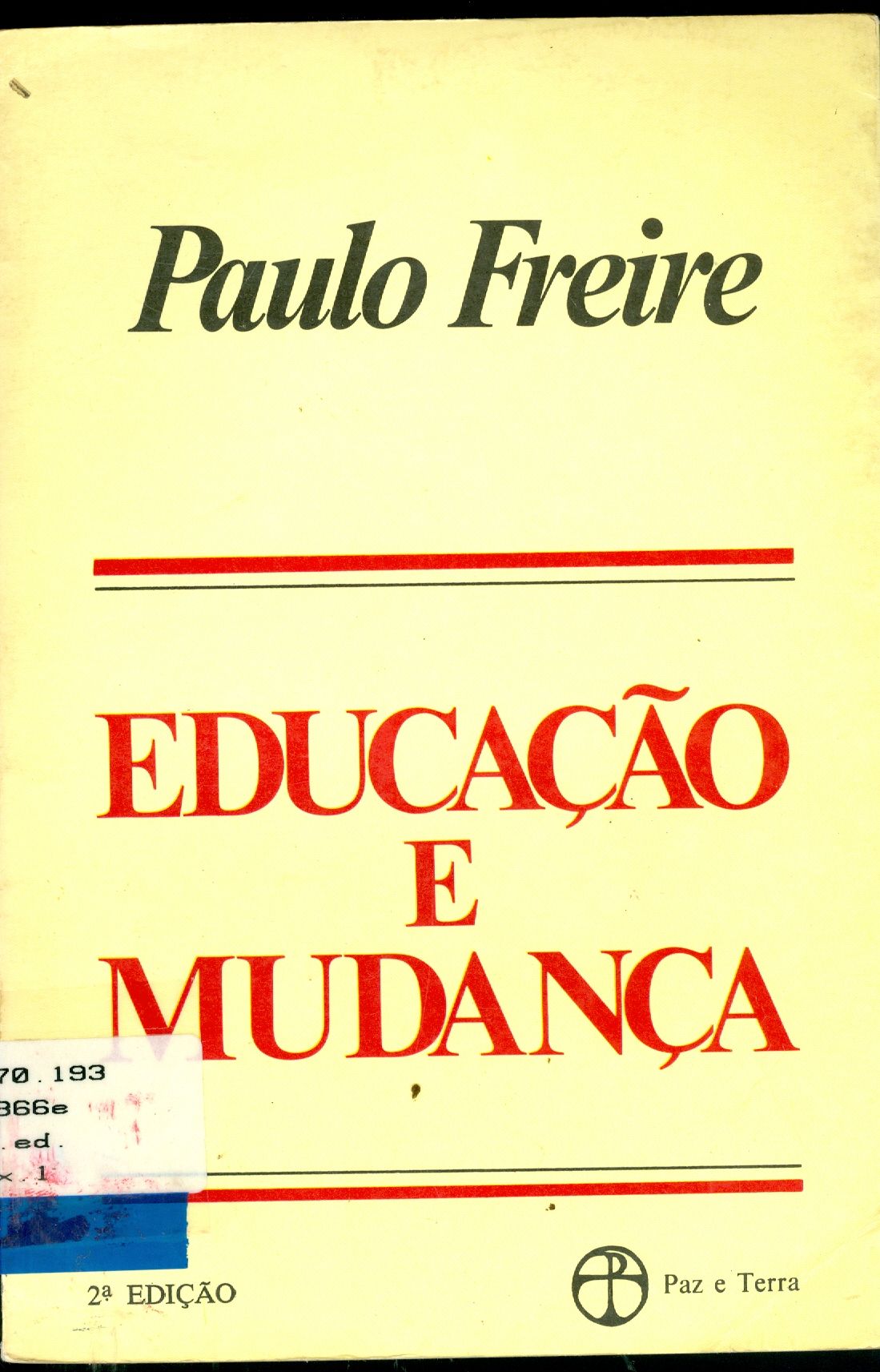 EDUCAÇÃO E MUDANÇA