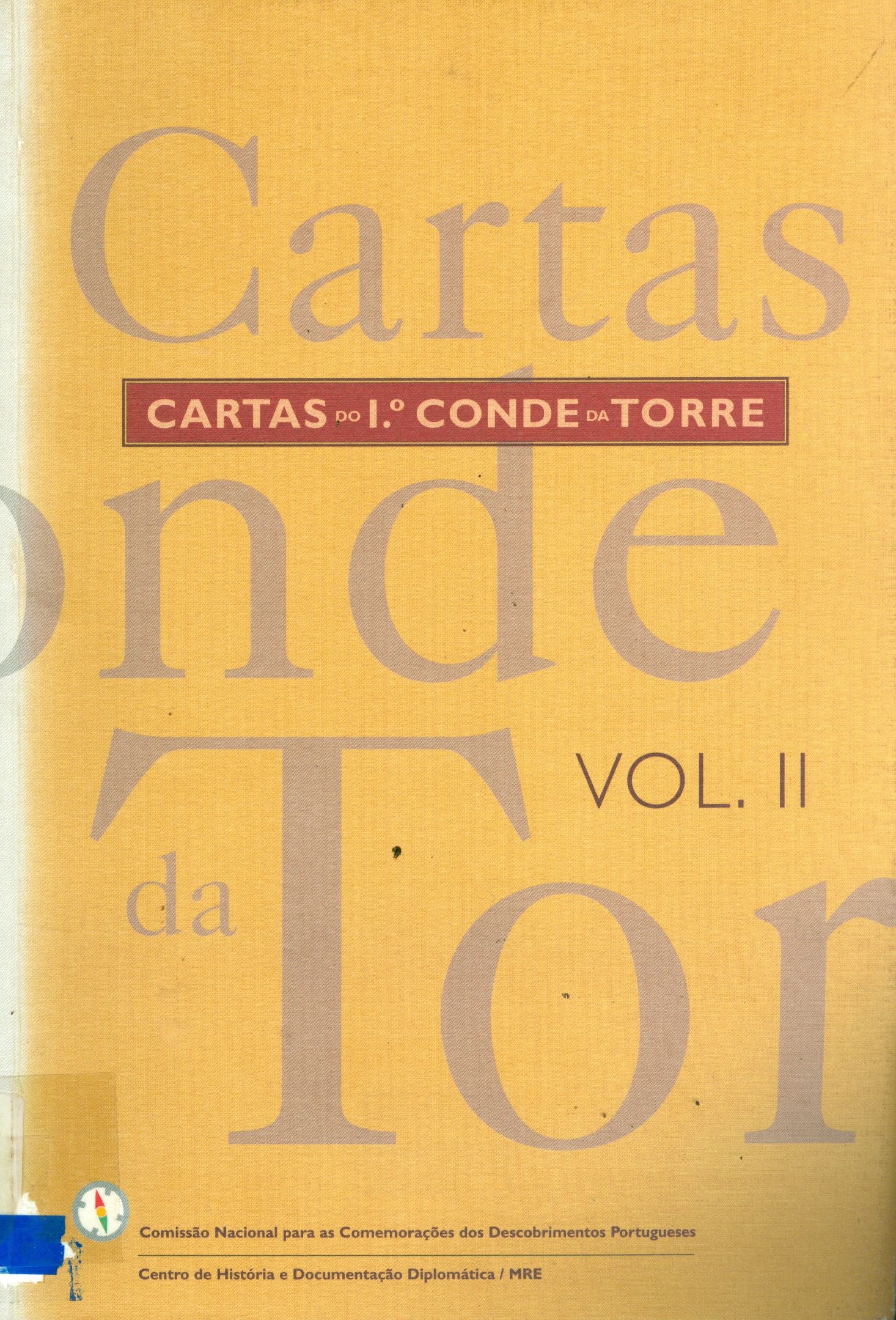 CARTAS DO 1º CONDE DA TORRE - V. 2