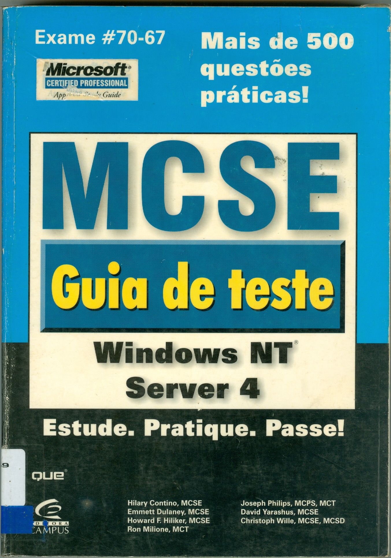 MCSE: GUIA DE TESTE WINDOWS NT SERVER 4