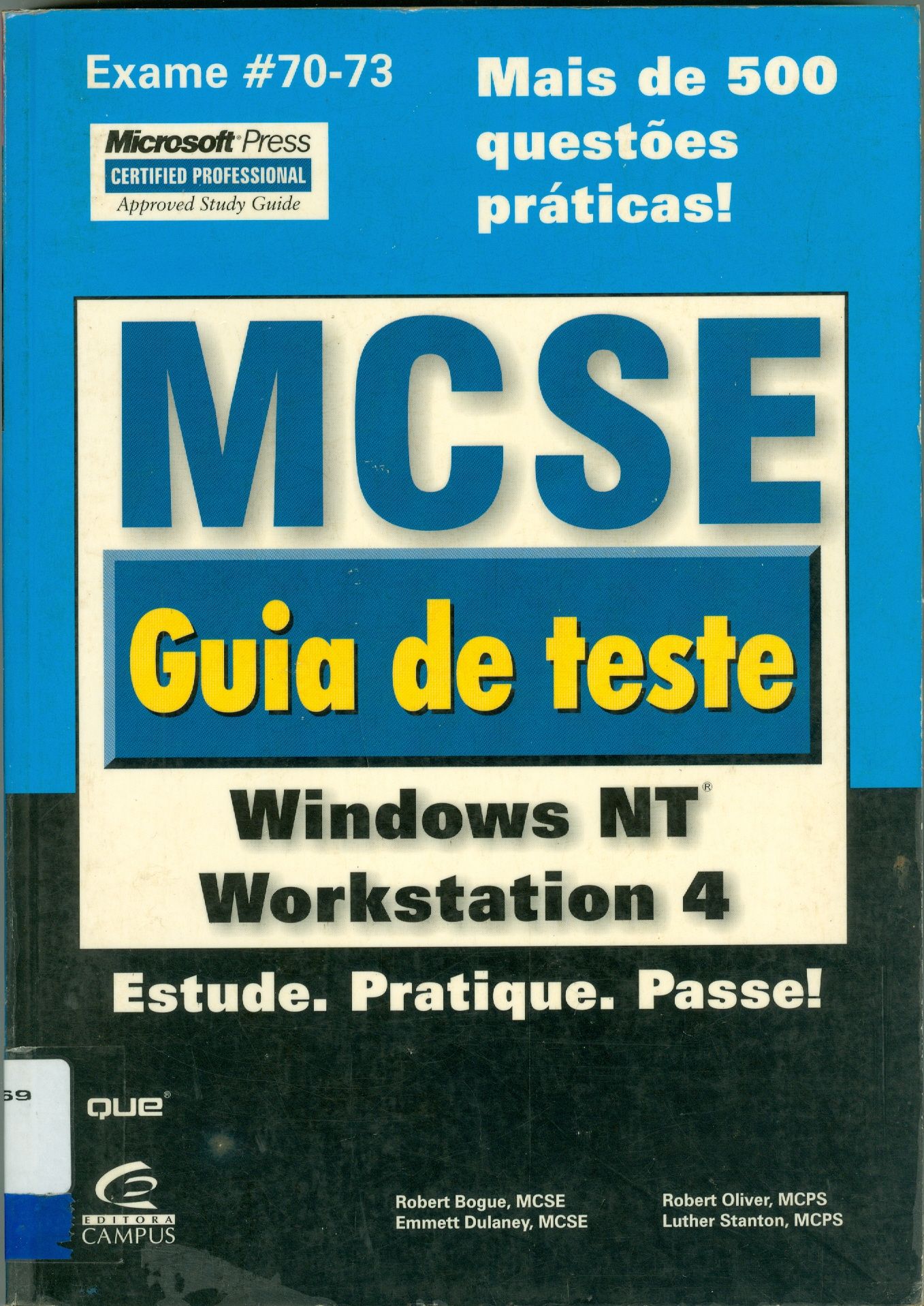 MCSE: GUIA DE TESTE WINDOWS NT WORKSTATION 4