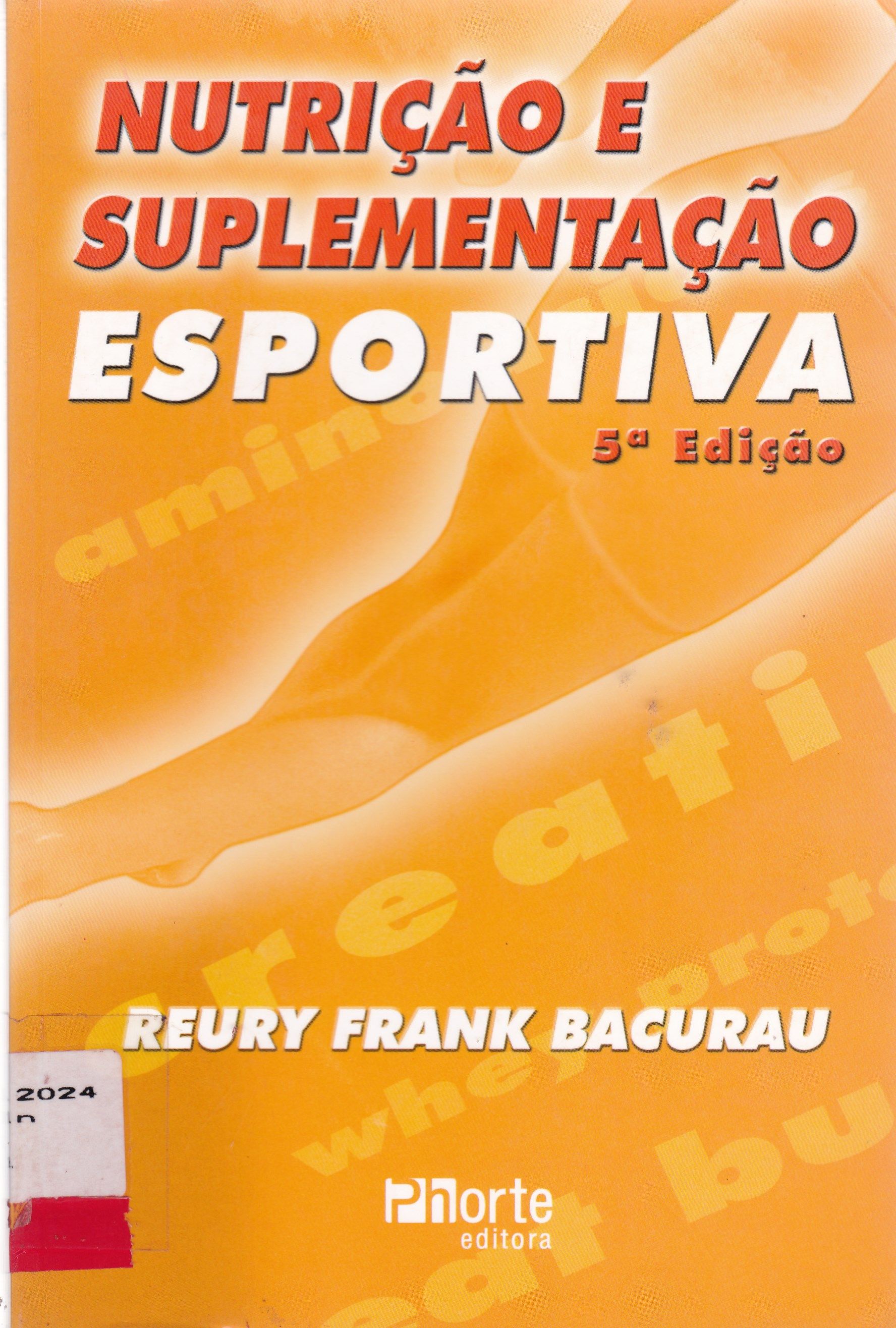 NUTRIÇÃO E SUPLEMENTAÇÃO ESPORTIVA