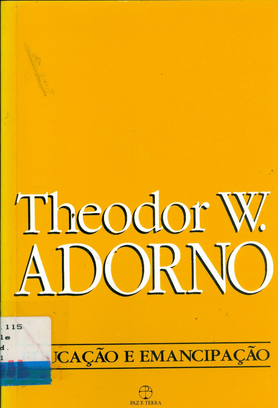 EDUCAÇÃO E EMANCIPÇÃO