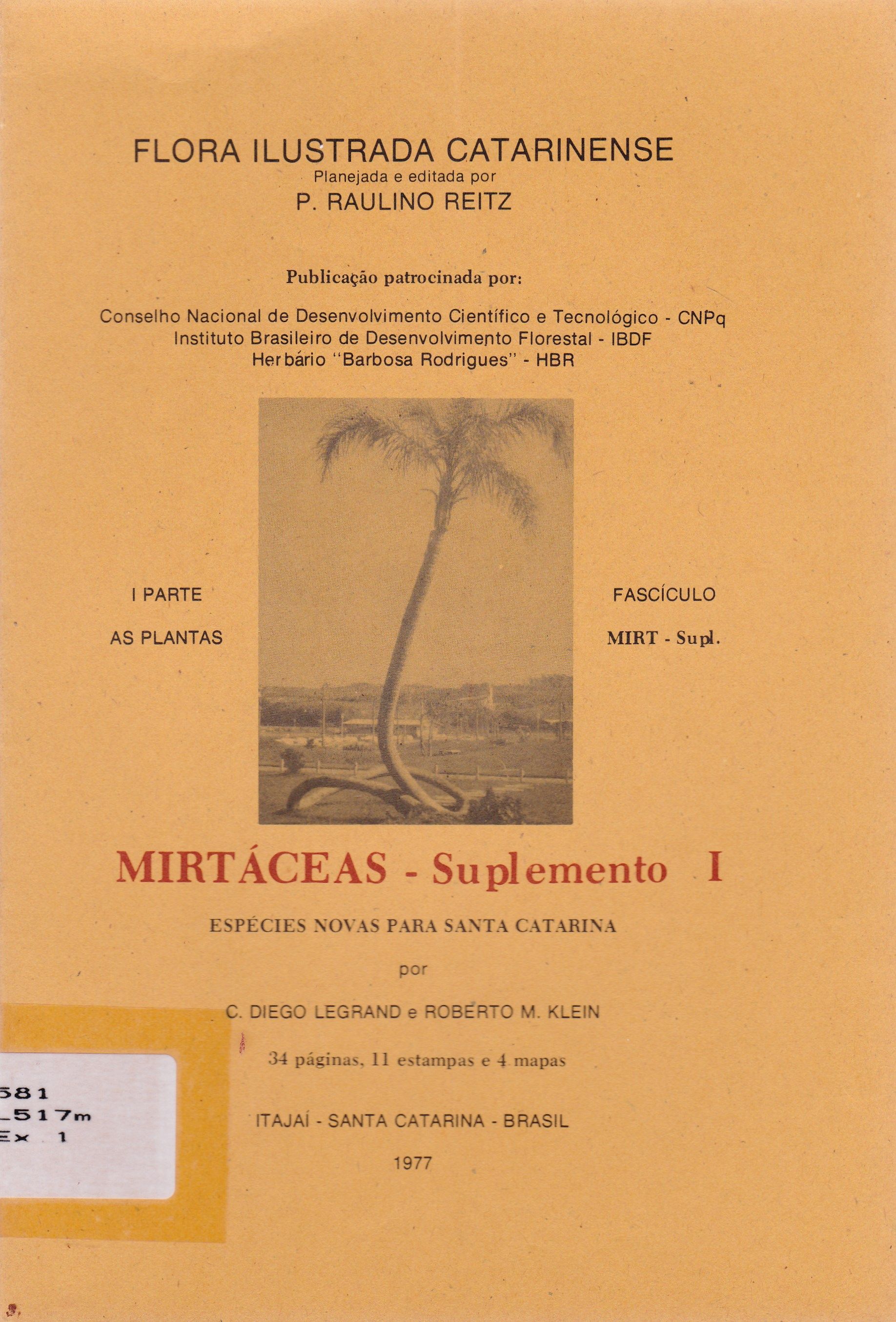 MIRTÁCEAS - SUPLEMENTO I