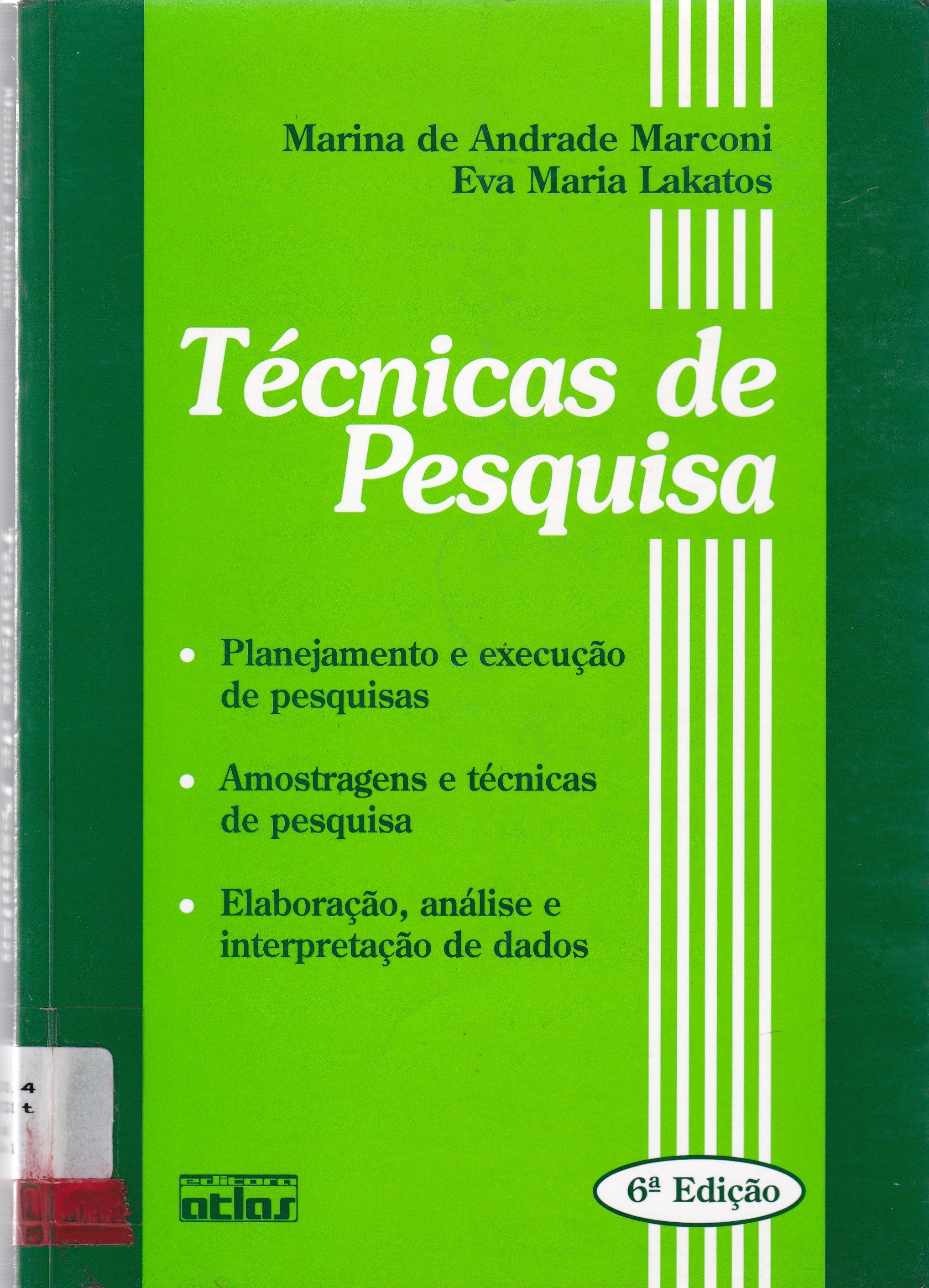 TÉCNICAS DE PESQUISA
