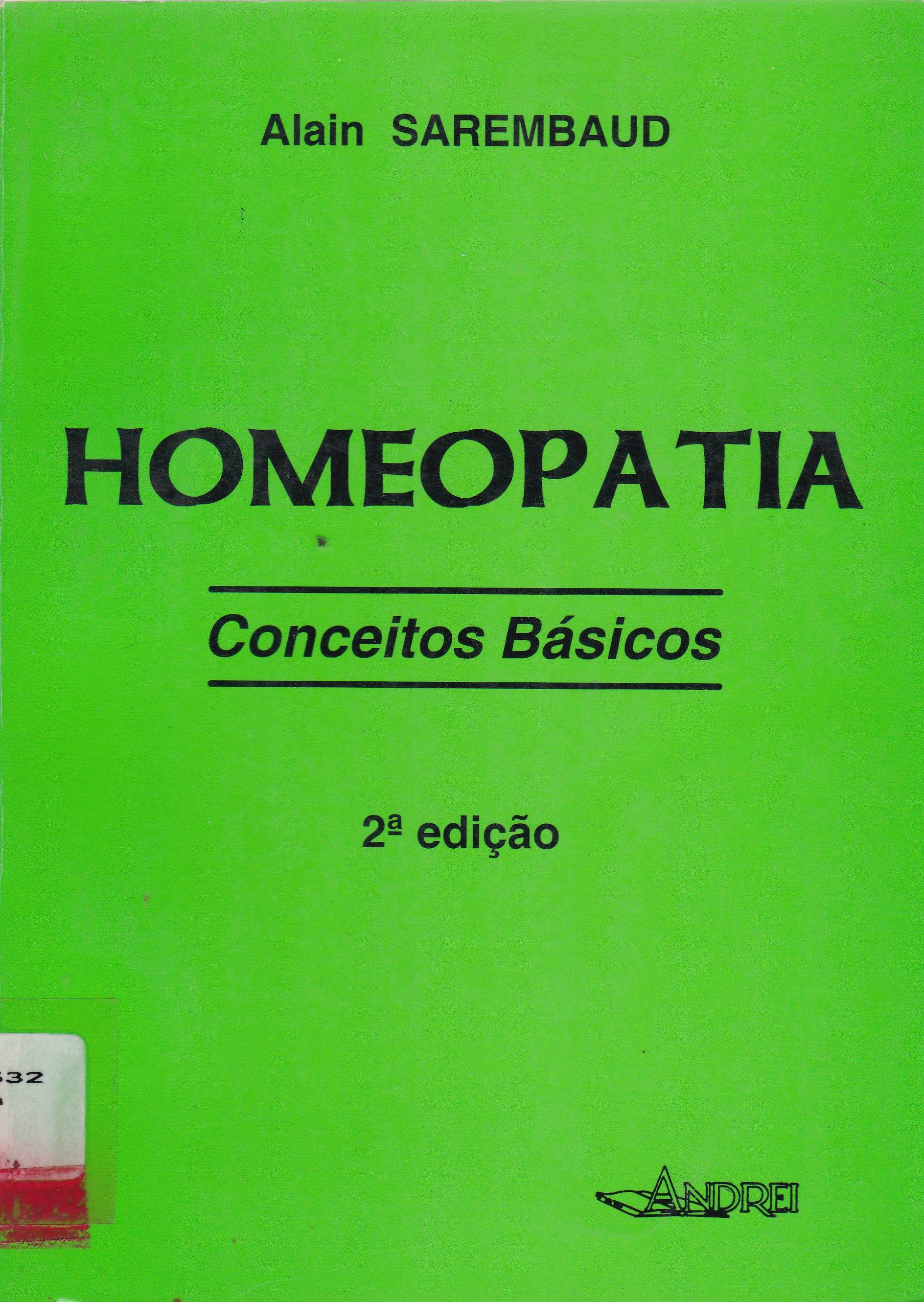 HOMEOPATIA: CONCEITOS BÁSICOS