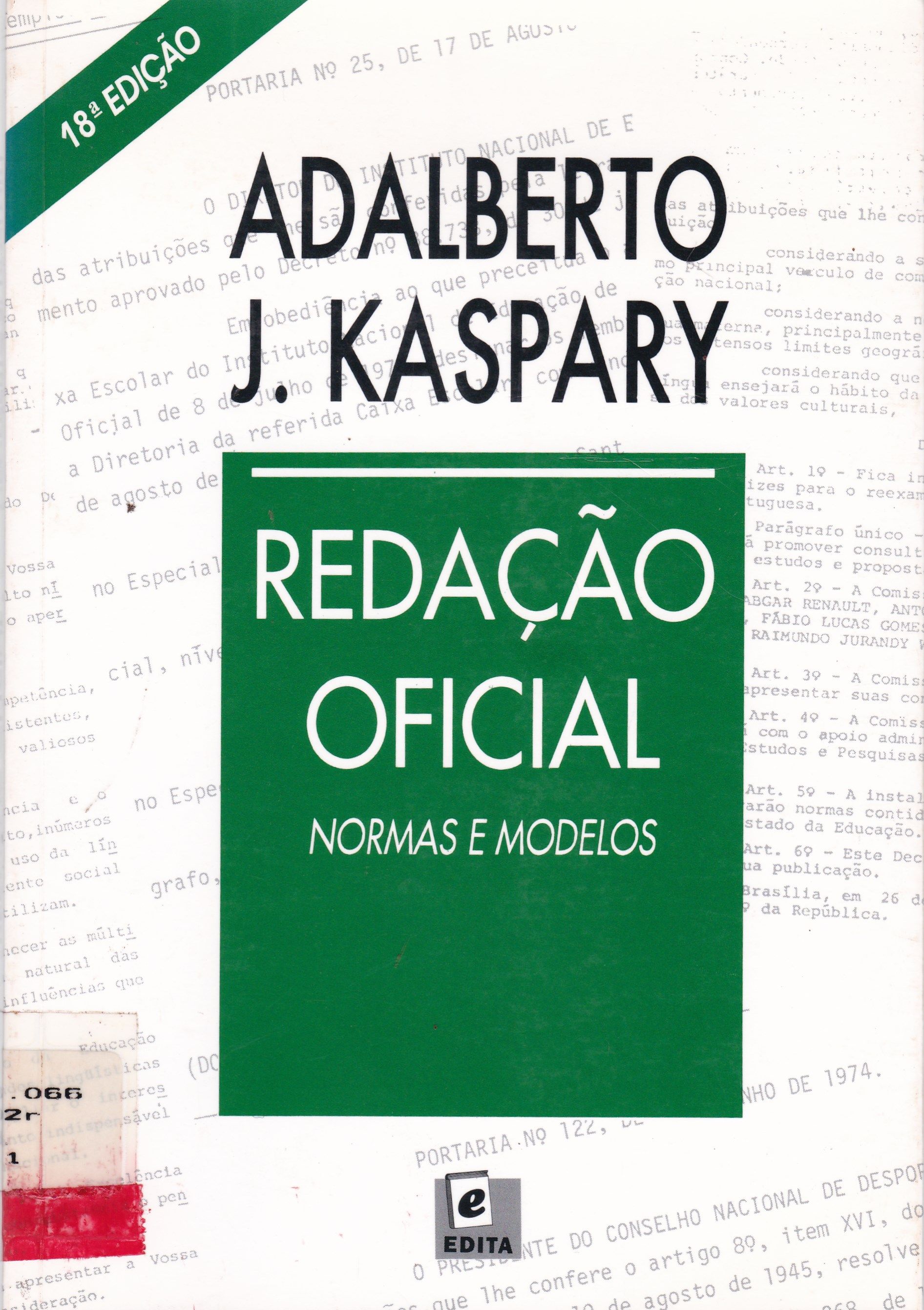 REDAÇÃO OFICIAL: NORMAS E MODELOS