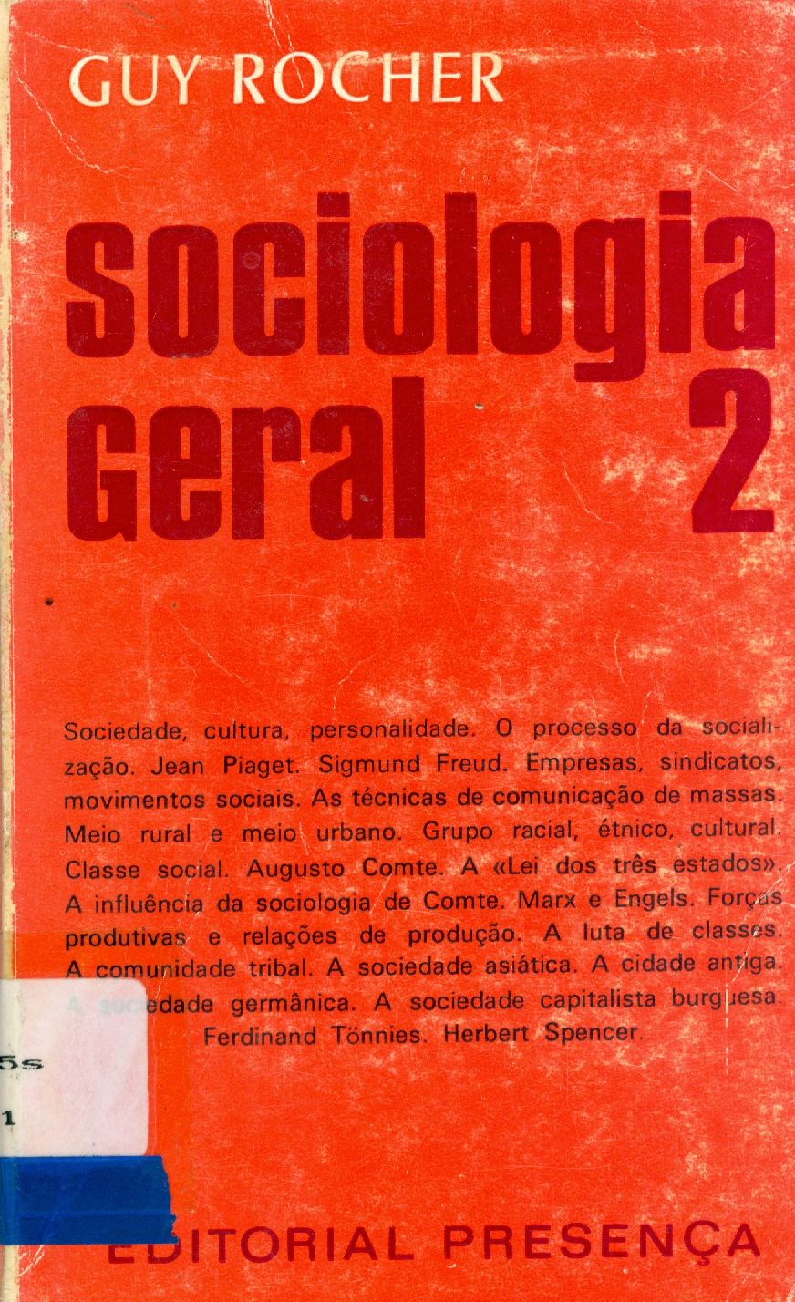 SOCIOLOGIA GERAL - V. 2