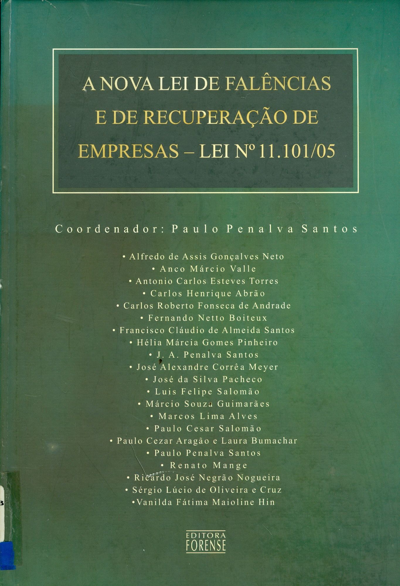 A NOVA LEI DE FALÊNCIAS E DE RECUPERAÇÃO DE EMPRESAS LEI Nº 11.101/05