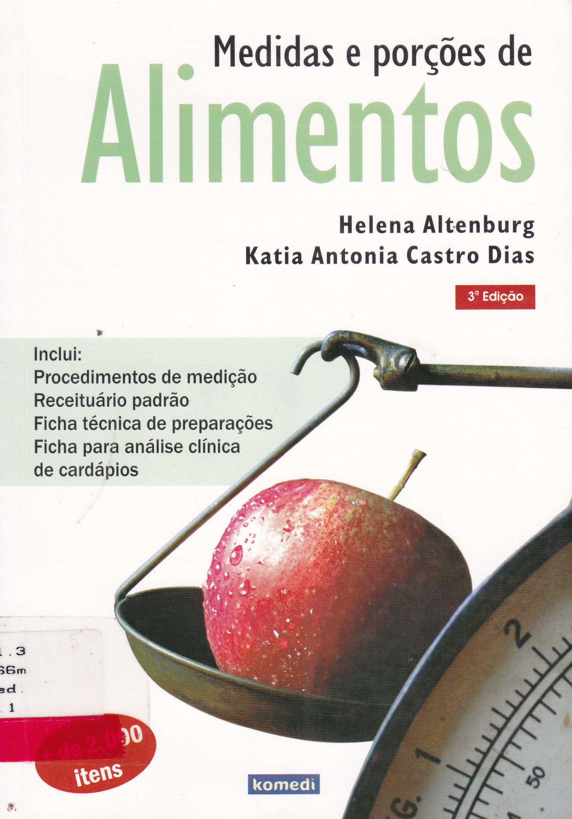 MEDIDAS E PORÇÕES DE ALIMENTOS