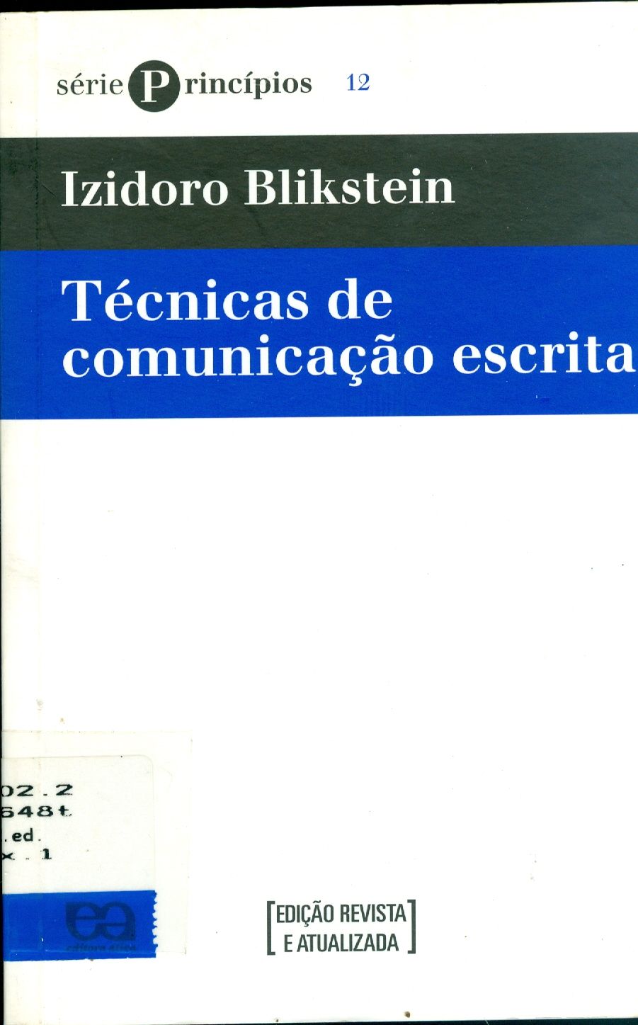 TÉCNICAS DE COMUNICAÇÃO ESCRITA