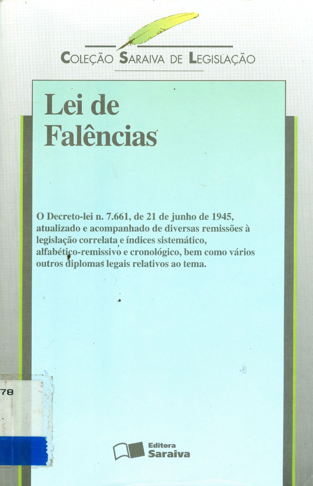 LEI DE FALÊNCIAS