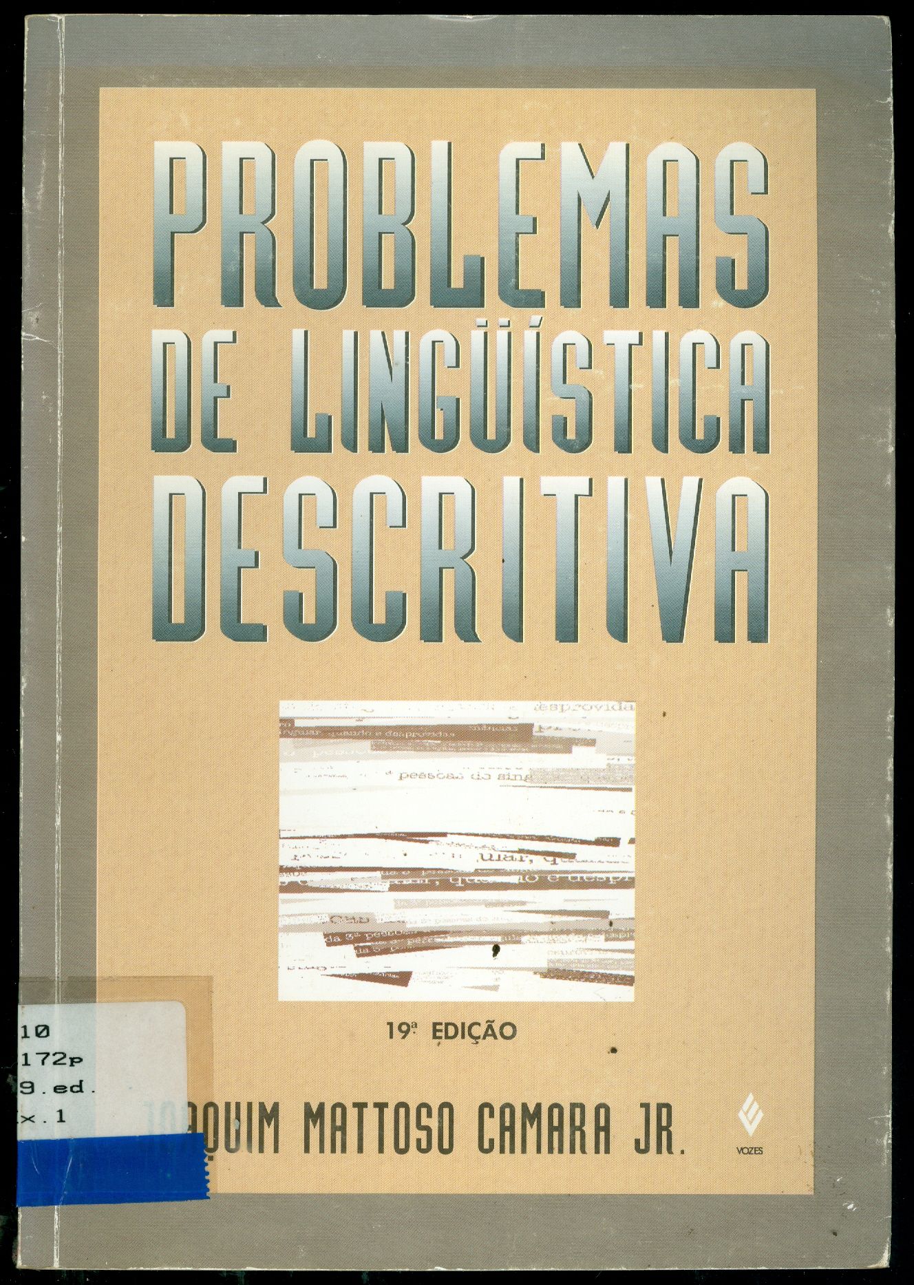 PROBLEMAS DE LINGÜÍSTICA DESCRITIVA