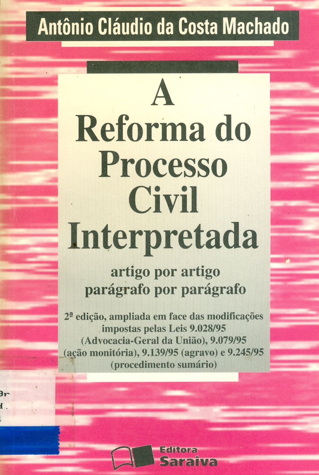 REFORMA DO PROCESSO CIVIL INTERPRETADA: ARTIGO POR ARTIGO, PARÁGRAFO POR PARÁGRAFO, A