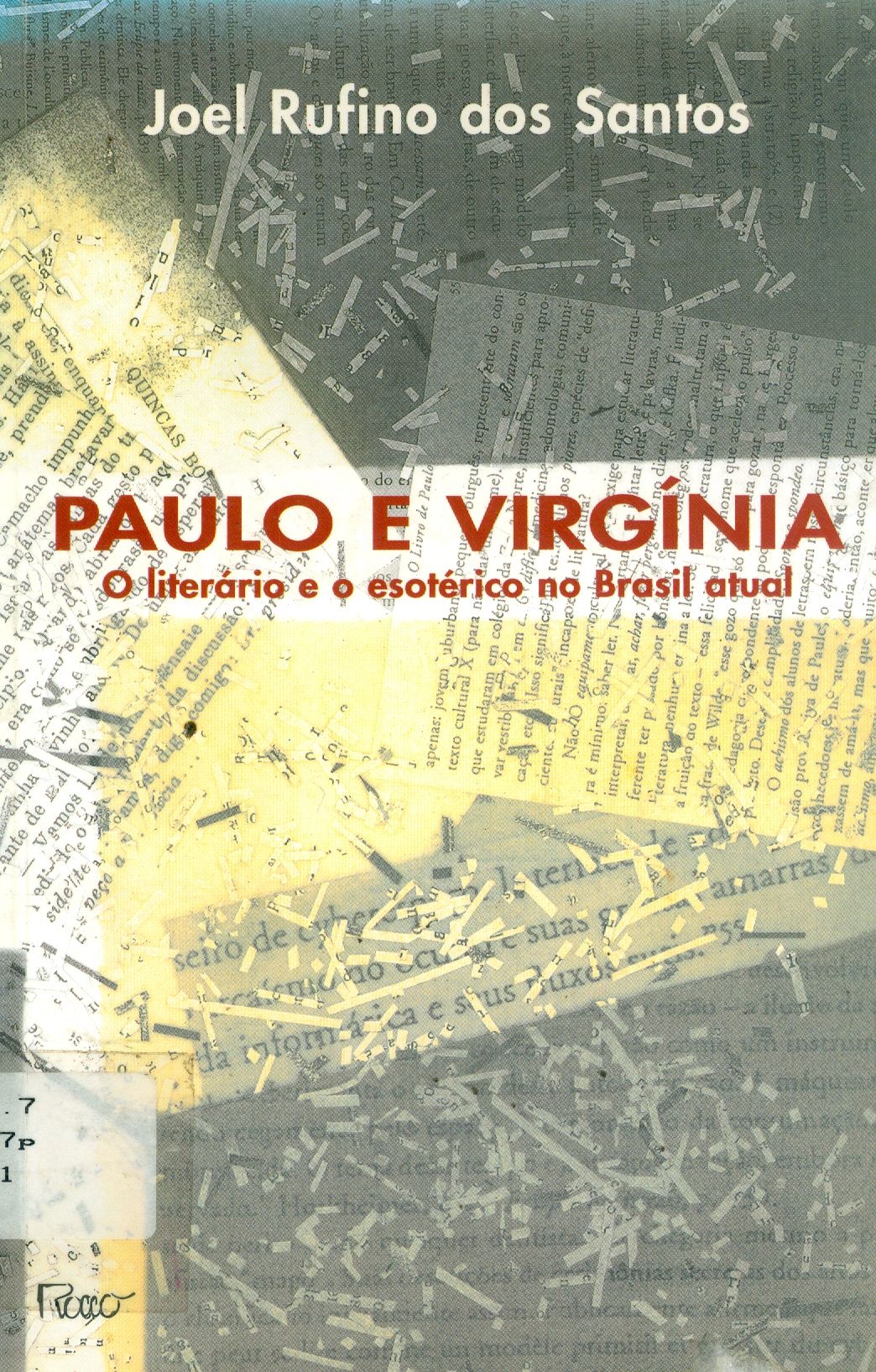 PAULO E VIRGÍNIA: O LITERÁRIO E O ESOTÉRICO NO BRASIL ATUAL