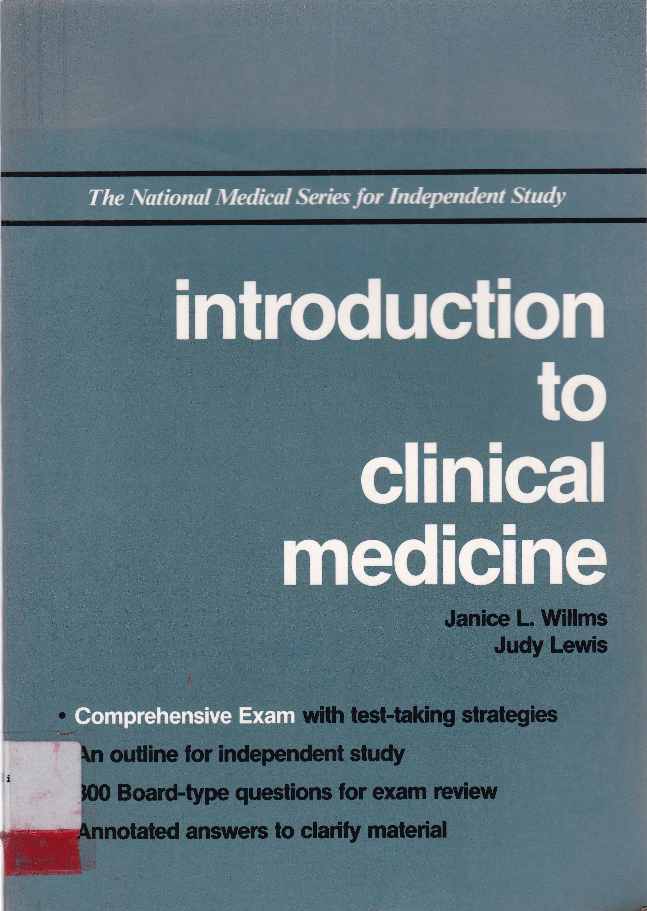 INTRODUCTION TO CLINICAL MEDICINE