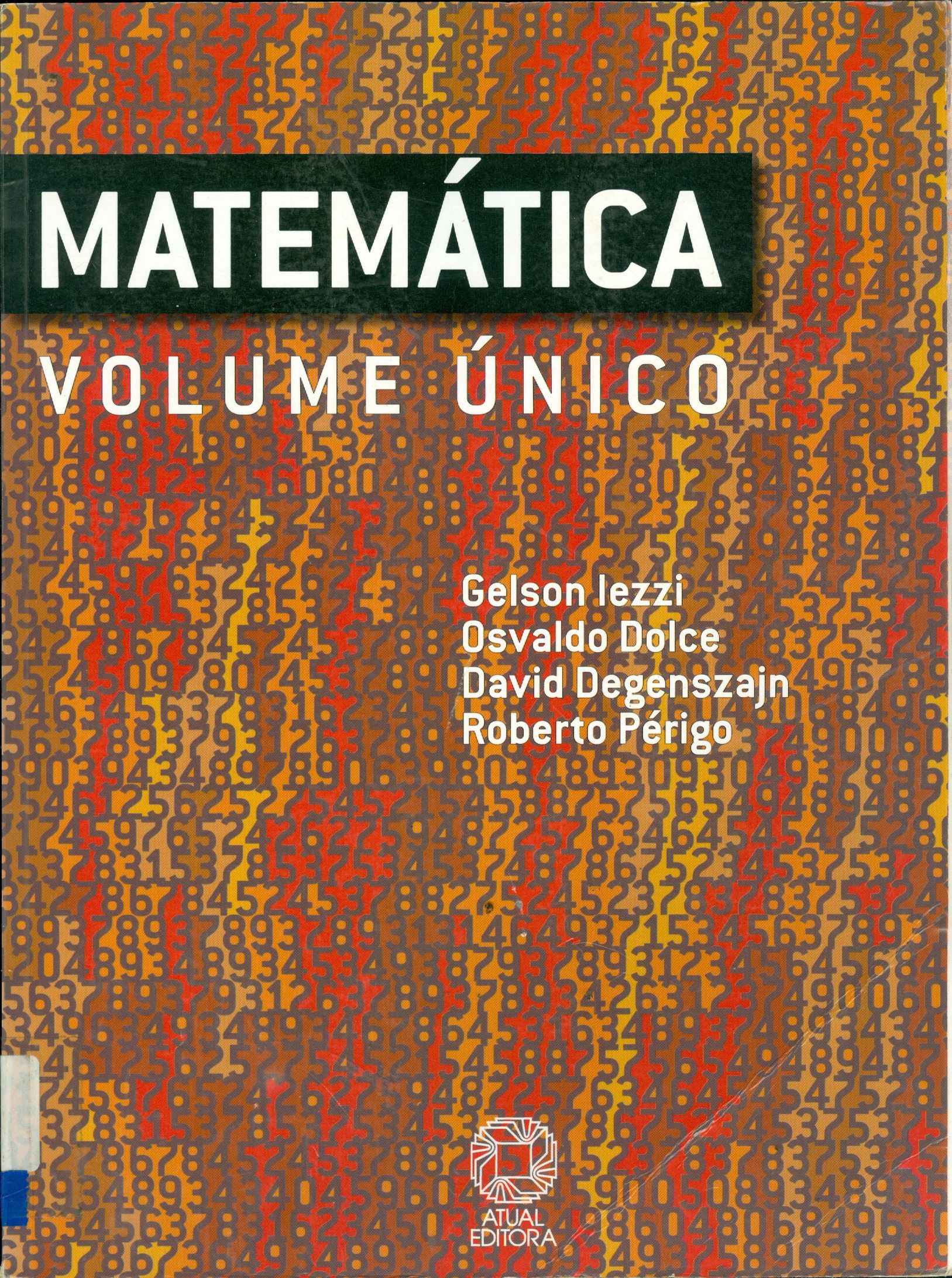 MATEMÁTICA: VOLUME ÚNICO