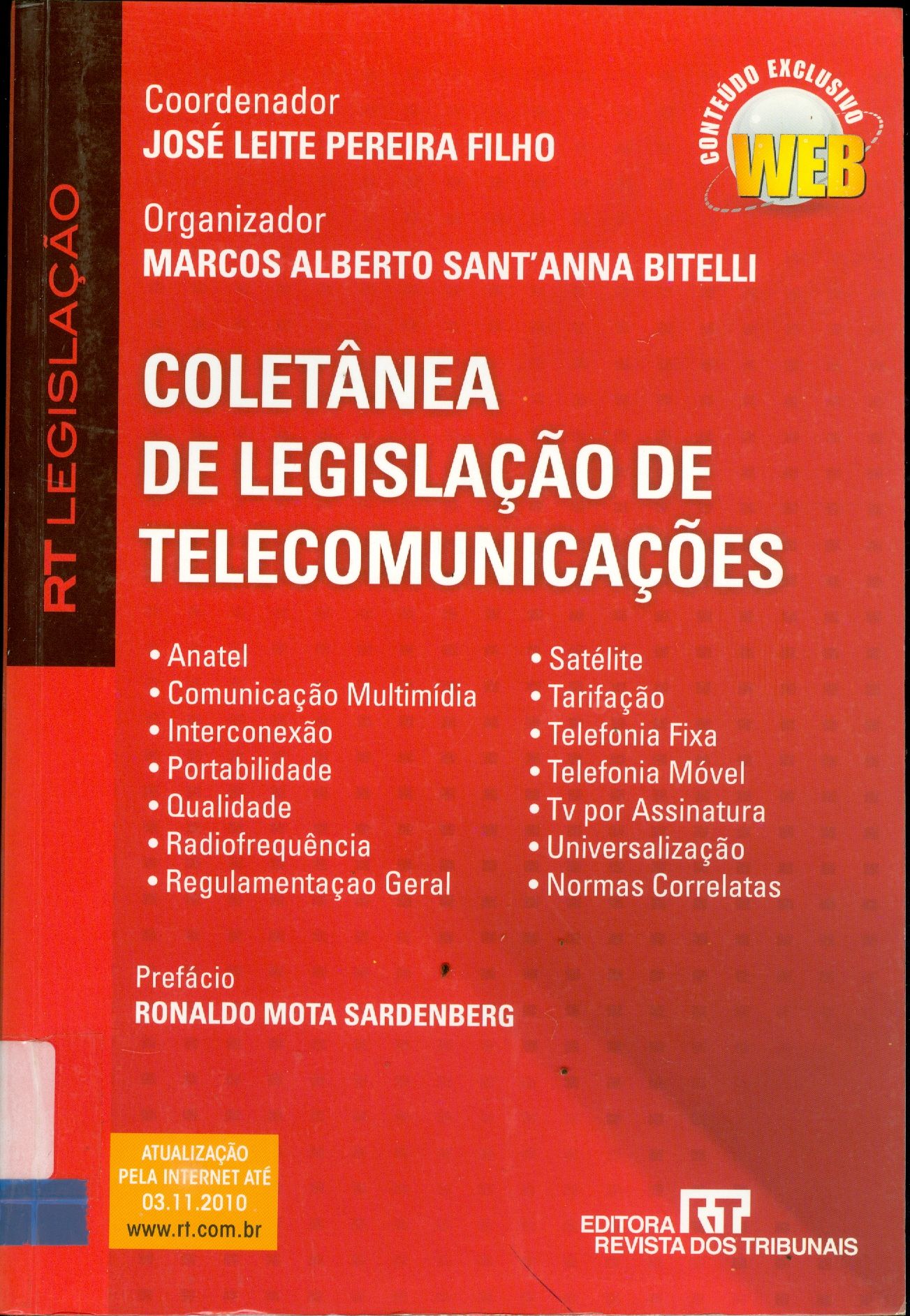 COLETÂNEA DE LEGISLAÇÃO E TELECOMUNICAÇÕES