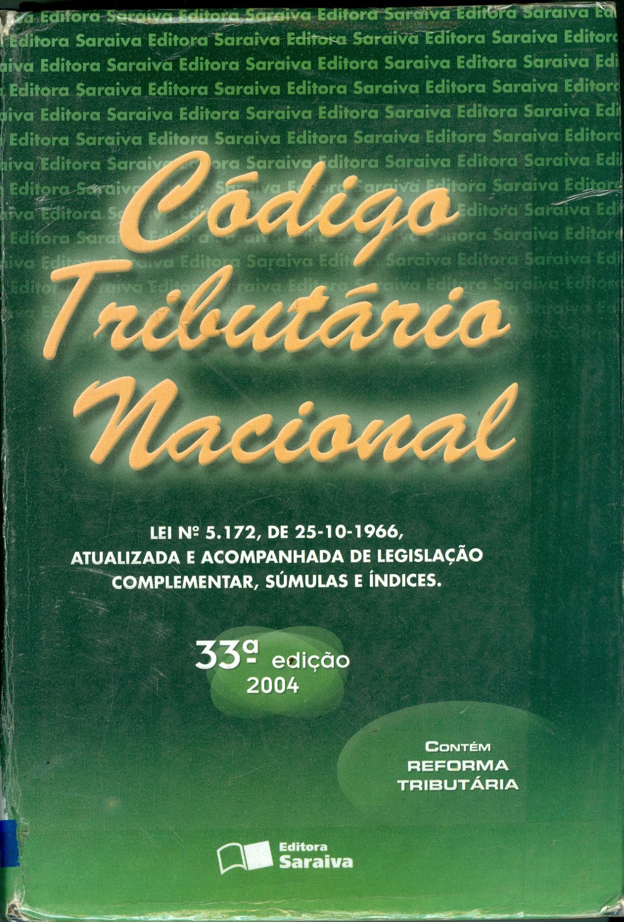 CÓDIGO TRIBUTÁRIO NACIONAL 