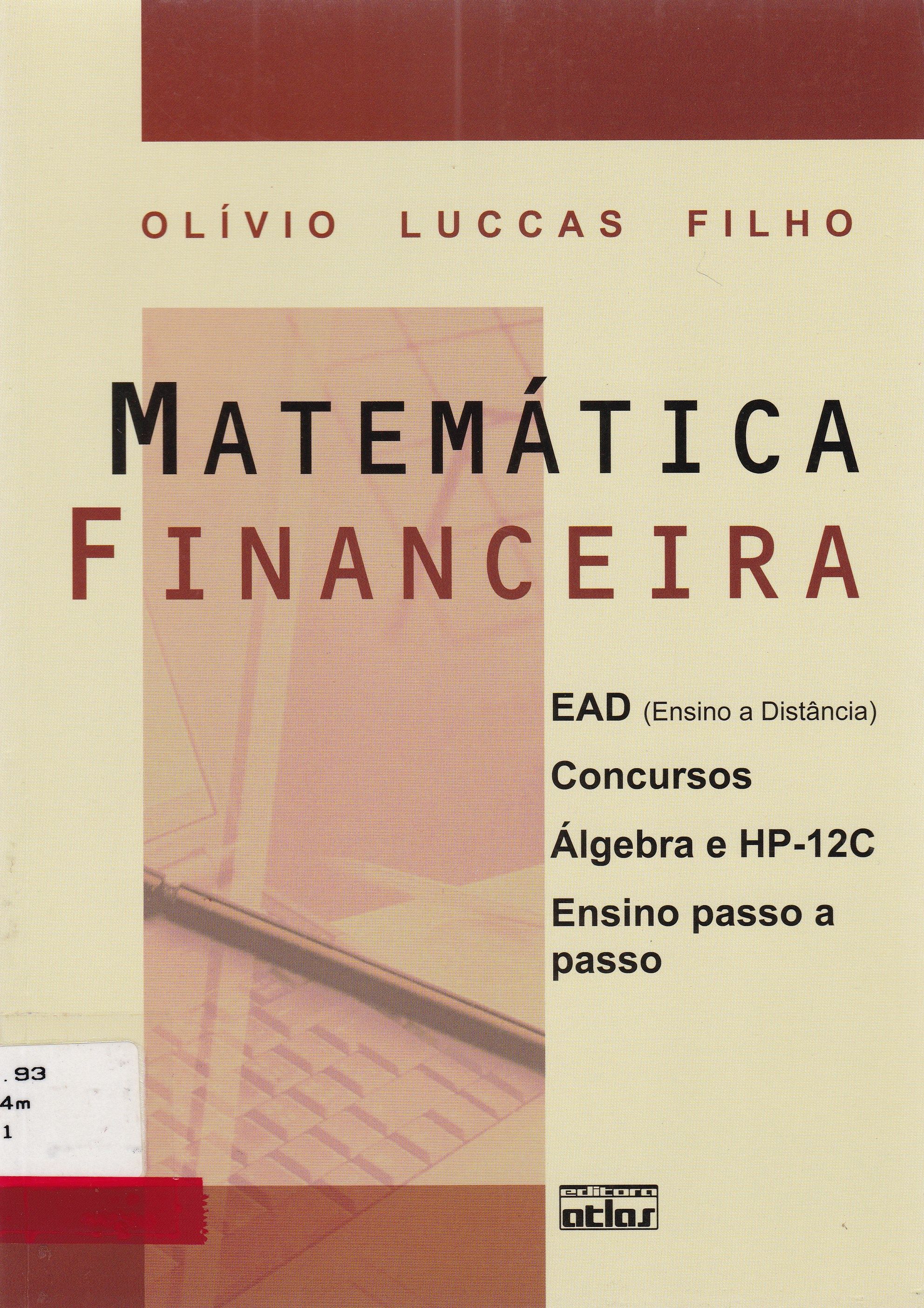 MATEMÁTICA FINANCEIRA