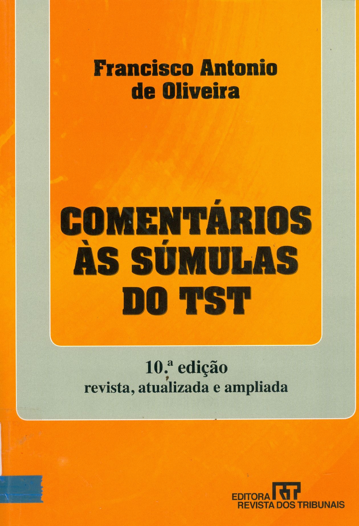 COMENTÁRIOS ÀS SUMULAS DO TST