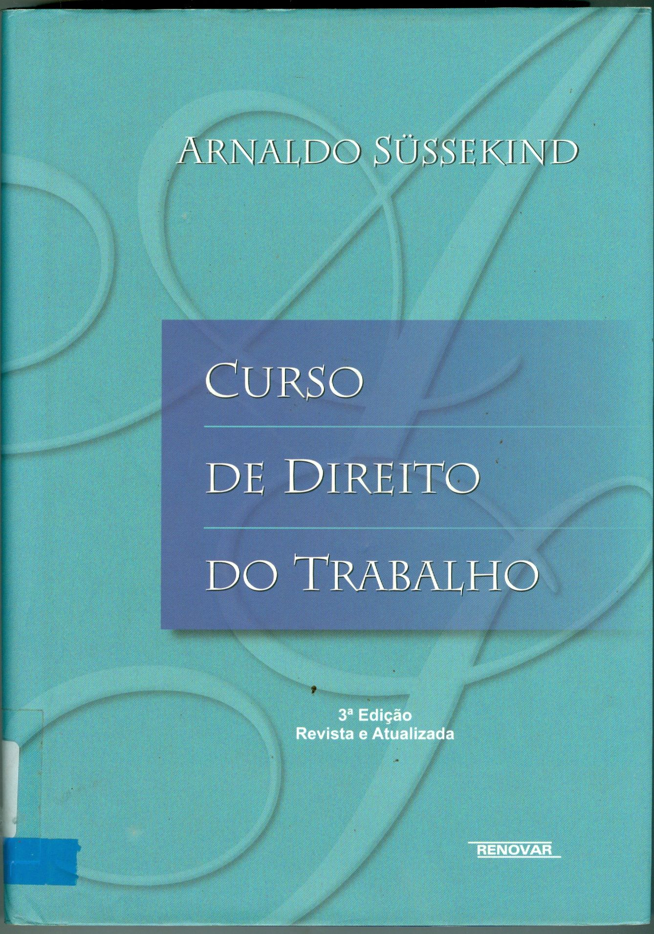 CURSO DE DIREITO DO TRABALHO