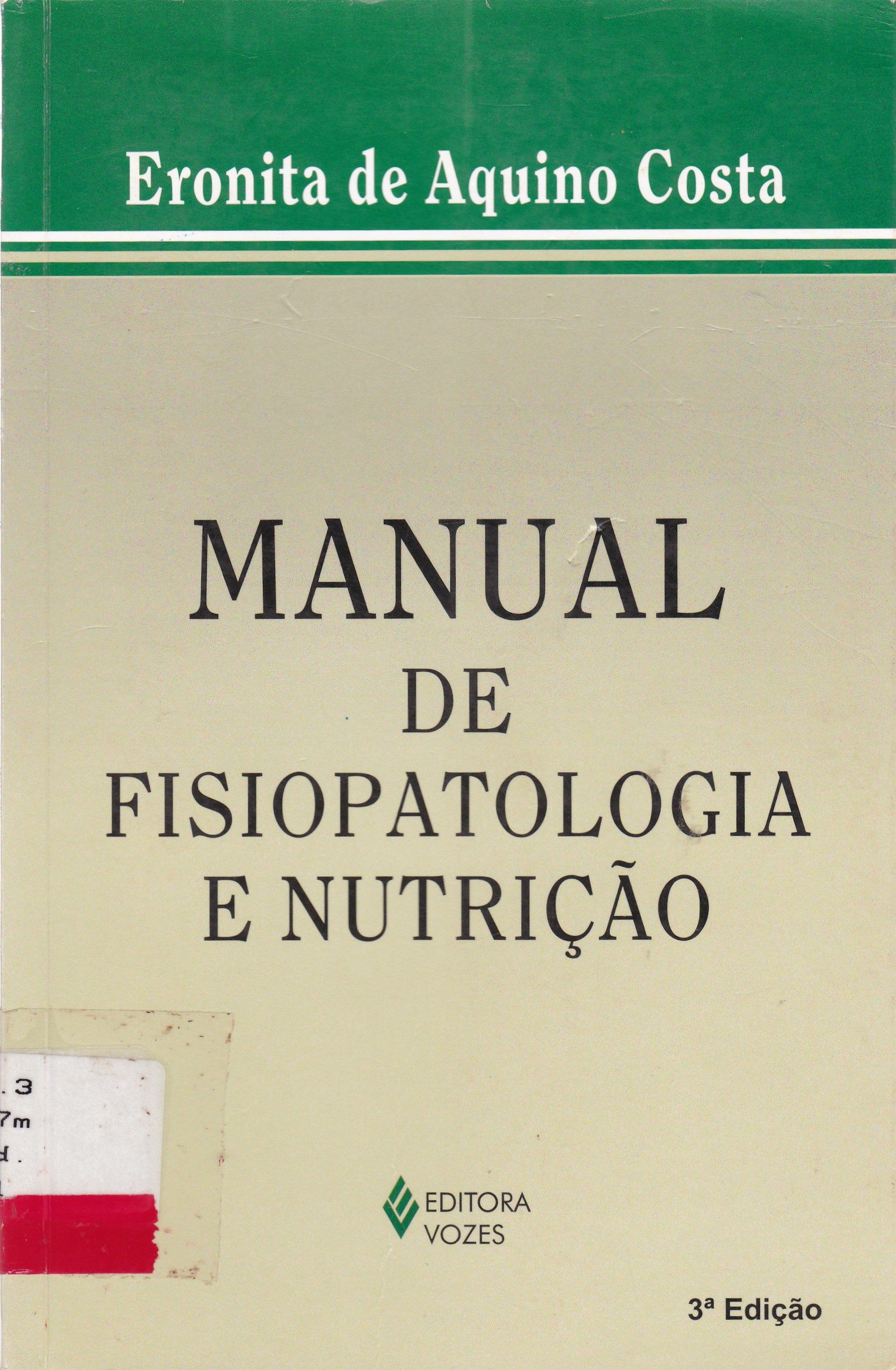 MANUAL DE FISIOPATOLOGIA E NUTRIÇÃO