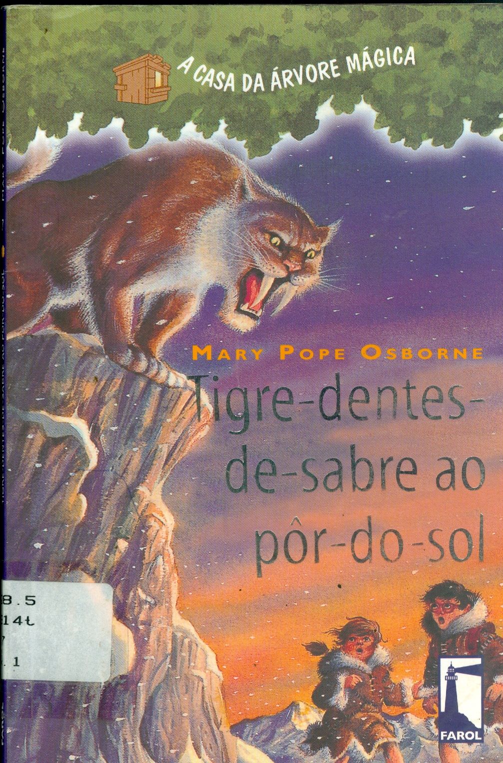 TIGRE-DENTES-DE-SABRE AO PÔR-DO-SOL