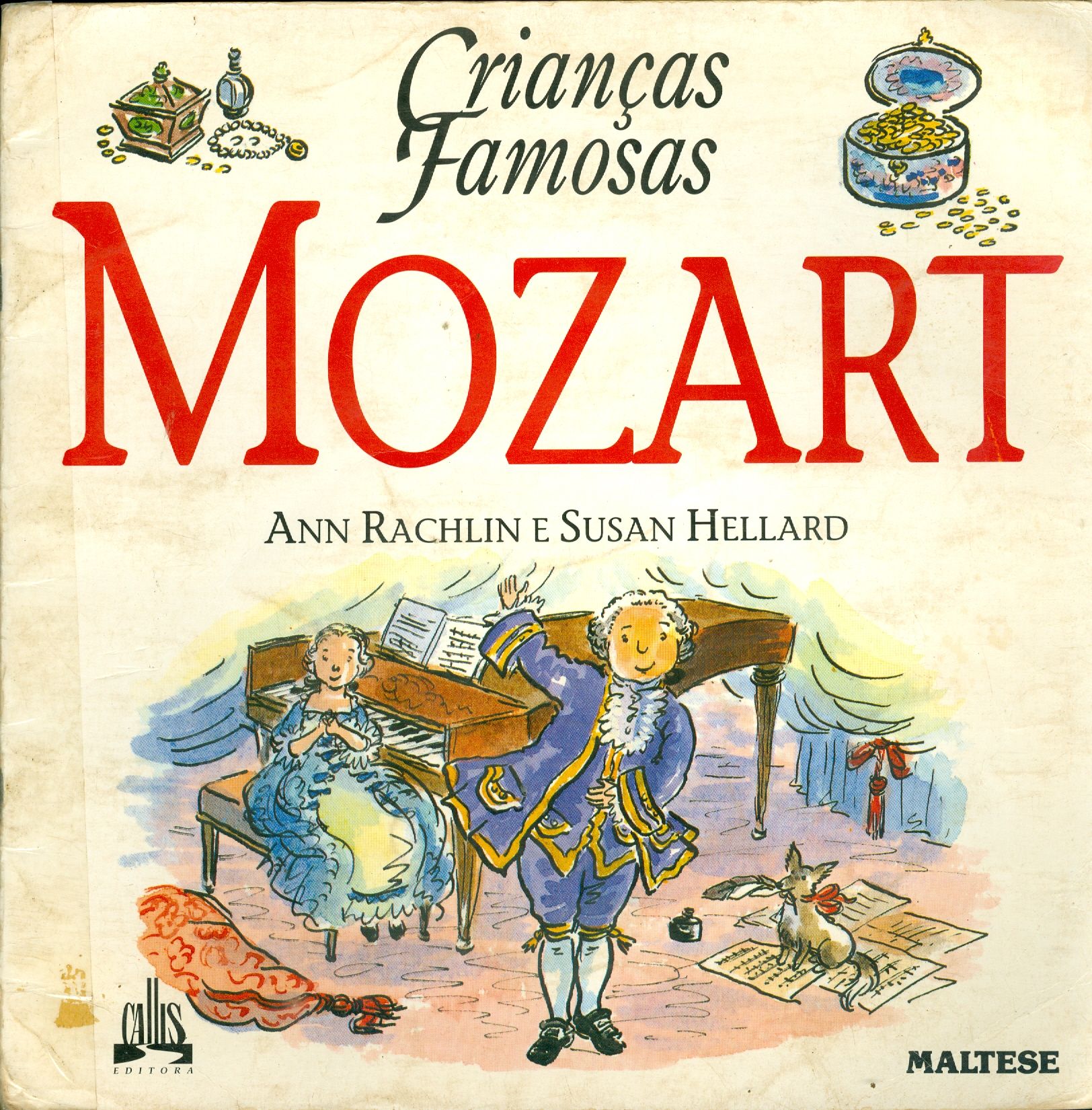 CRIANÇAS FAMOSAS MOZART - COLEÇÃO