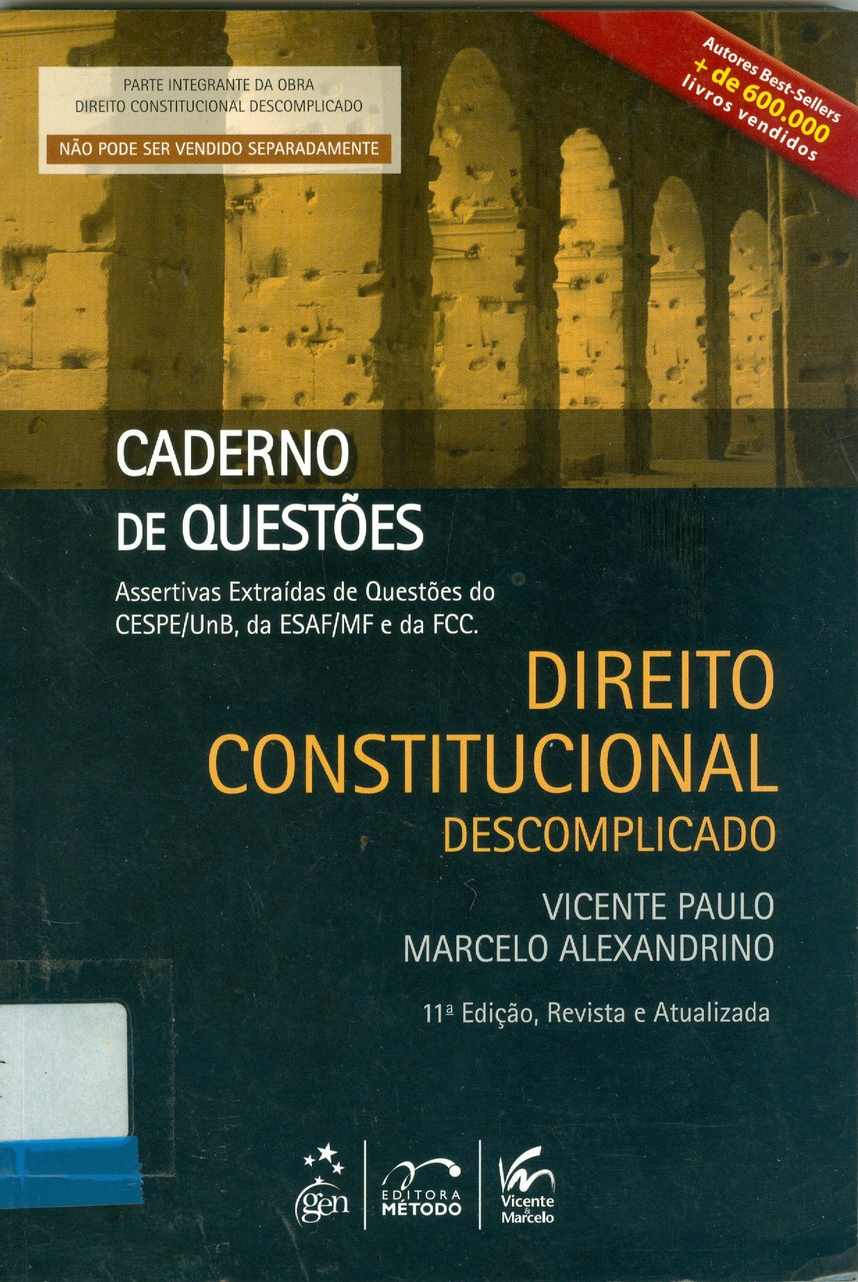 DIREITO CONSTITUCIONAL DESCOMPLICADO: CADERNO DE QUESTÕES