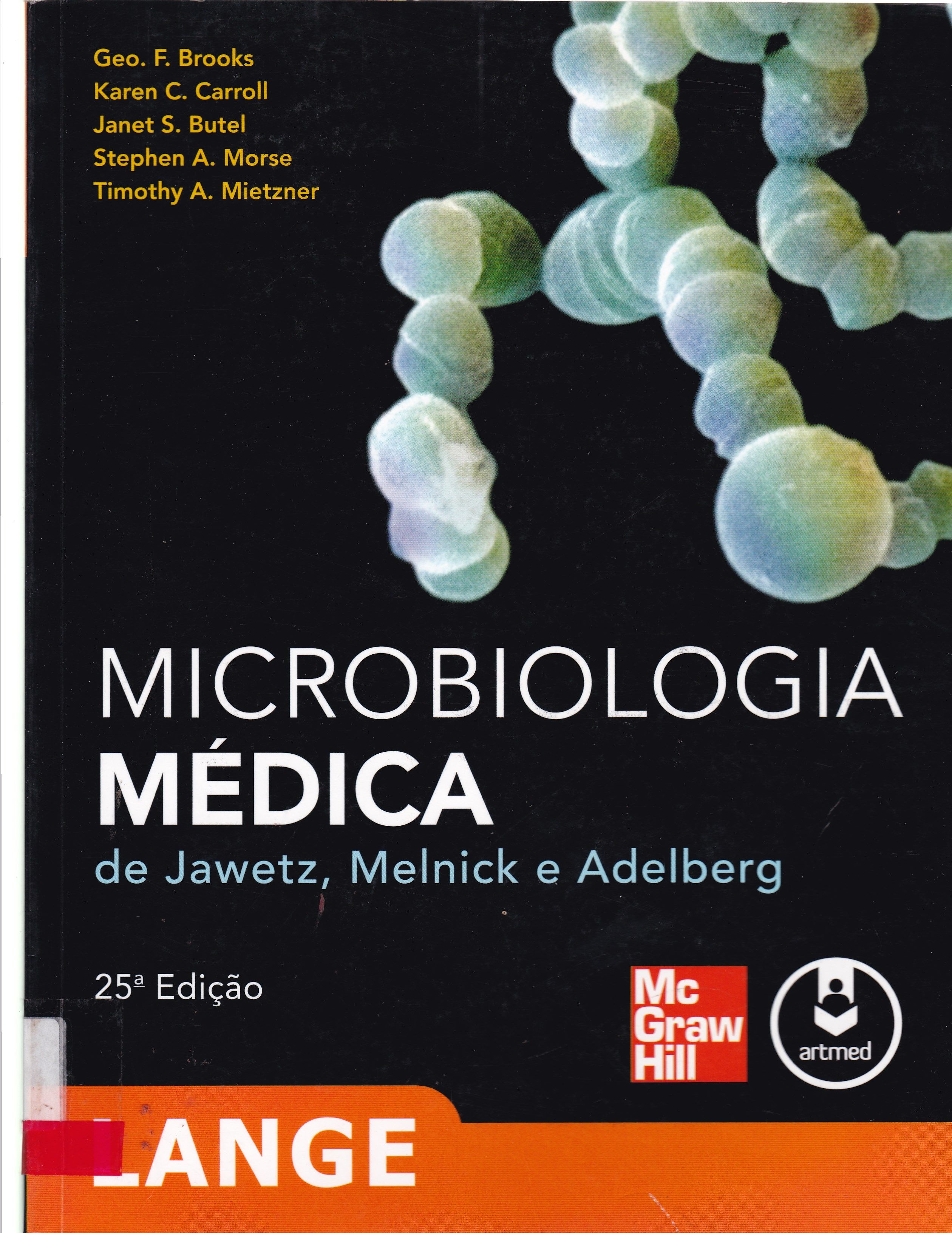 MICROBIOLOGIA MÉDICA DE JAWETZ, MELNICK E ADELBERG