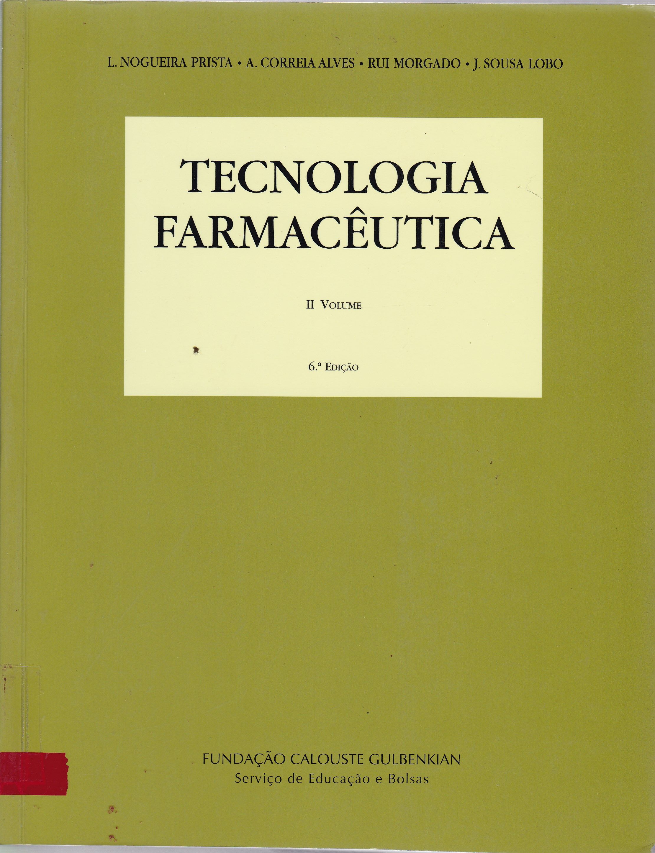 TECNOLOGIA FARMACÊUTICA V.2