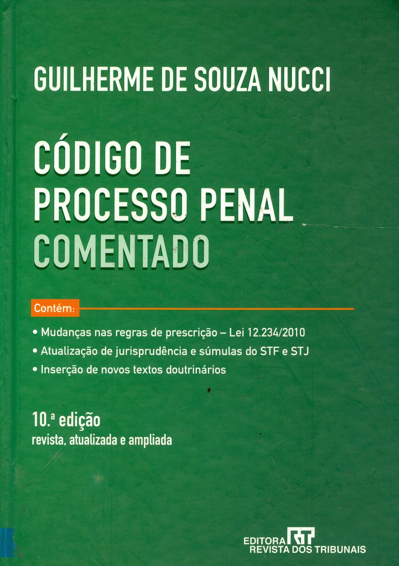 CÓDIGO DE PROCESSO PENAL COMENTADO