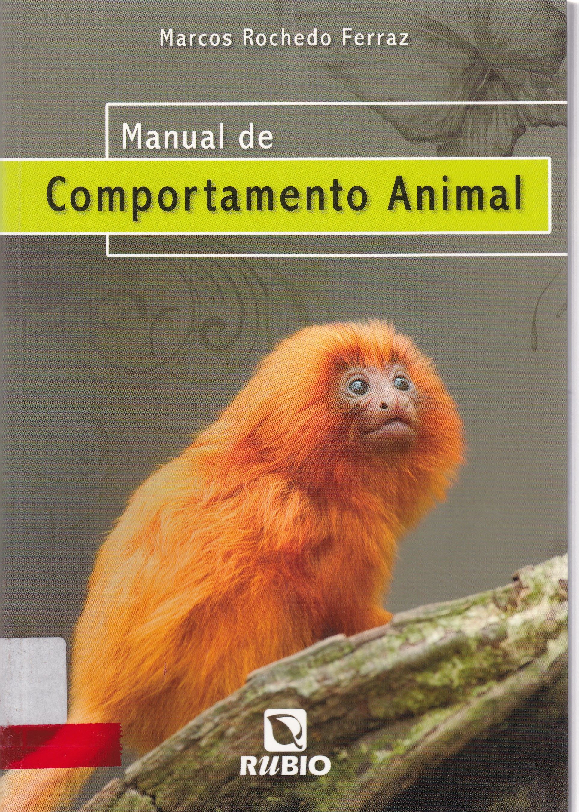 MANUAL DE COMPORTAMENTO ANIMAL