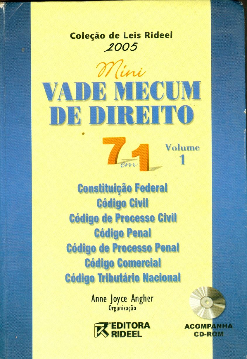 MINI VADE MECUM DE DIREITO 7 EM 1