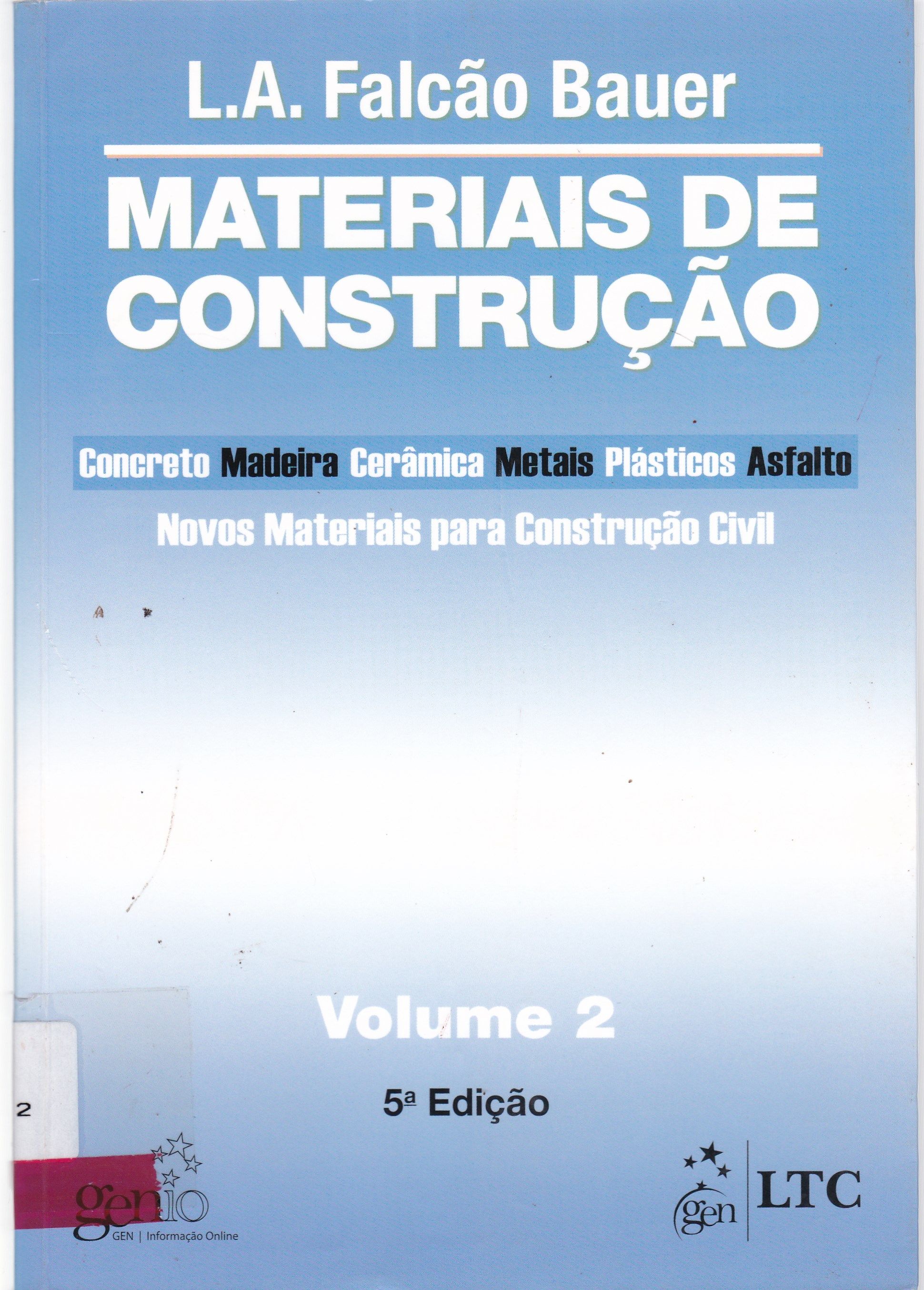 MATERIAIS DE CONSTRUÇÃO - V. 2 