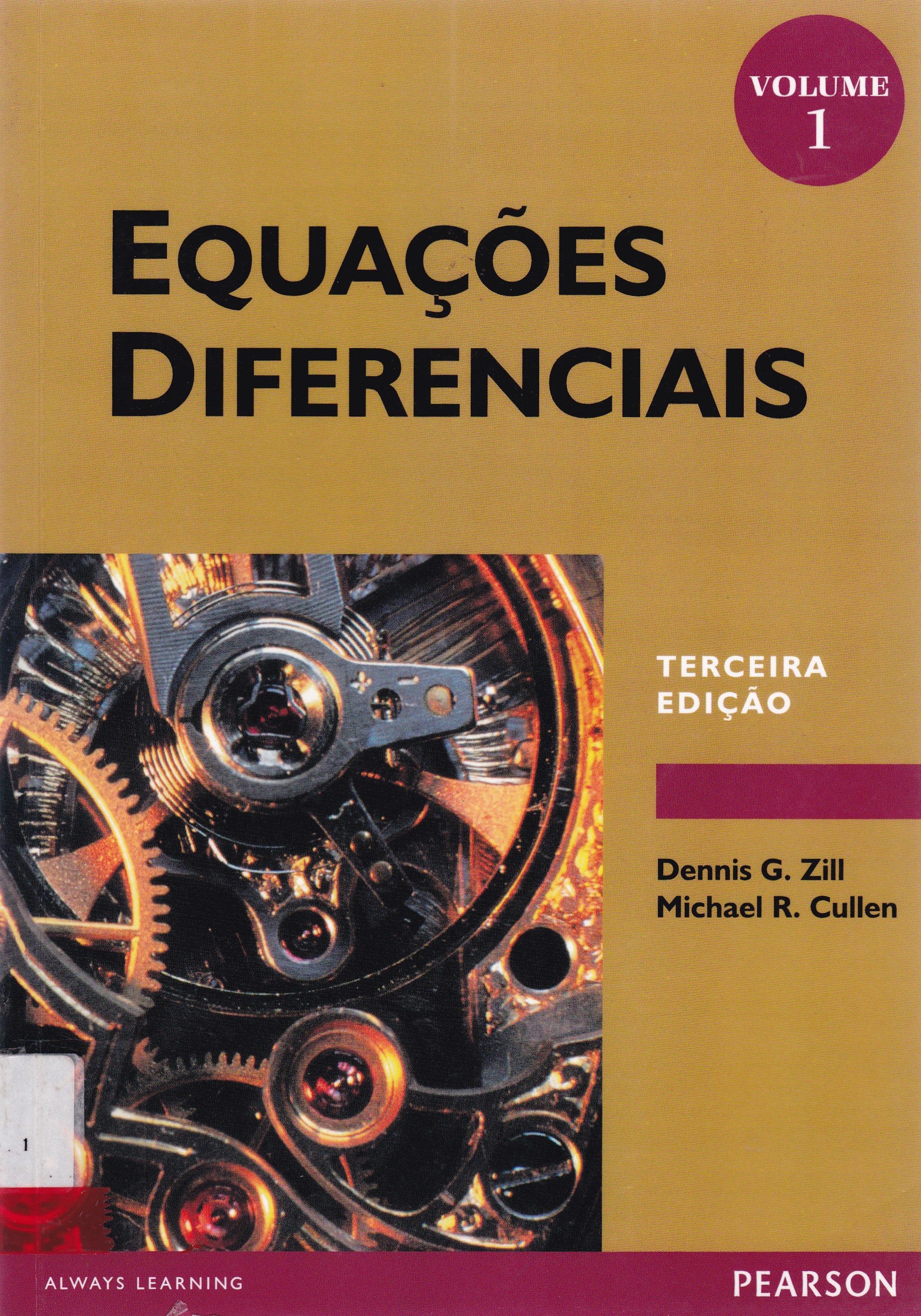 EQUAÇÕES DIFERENCIAIS - V. 1