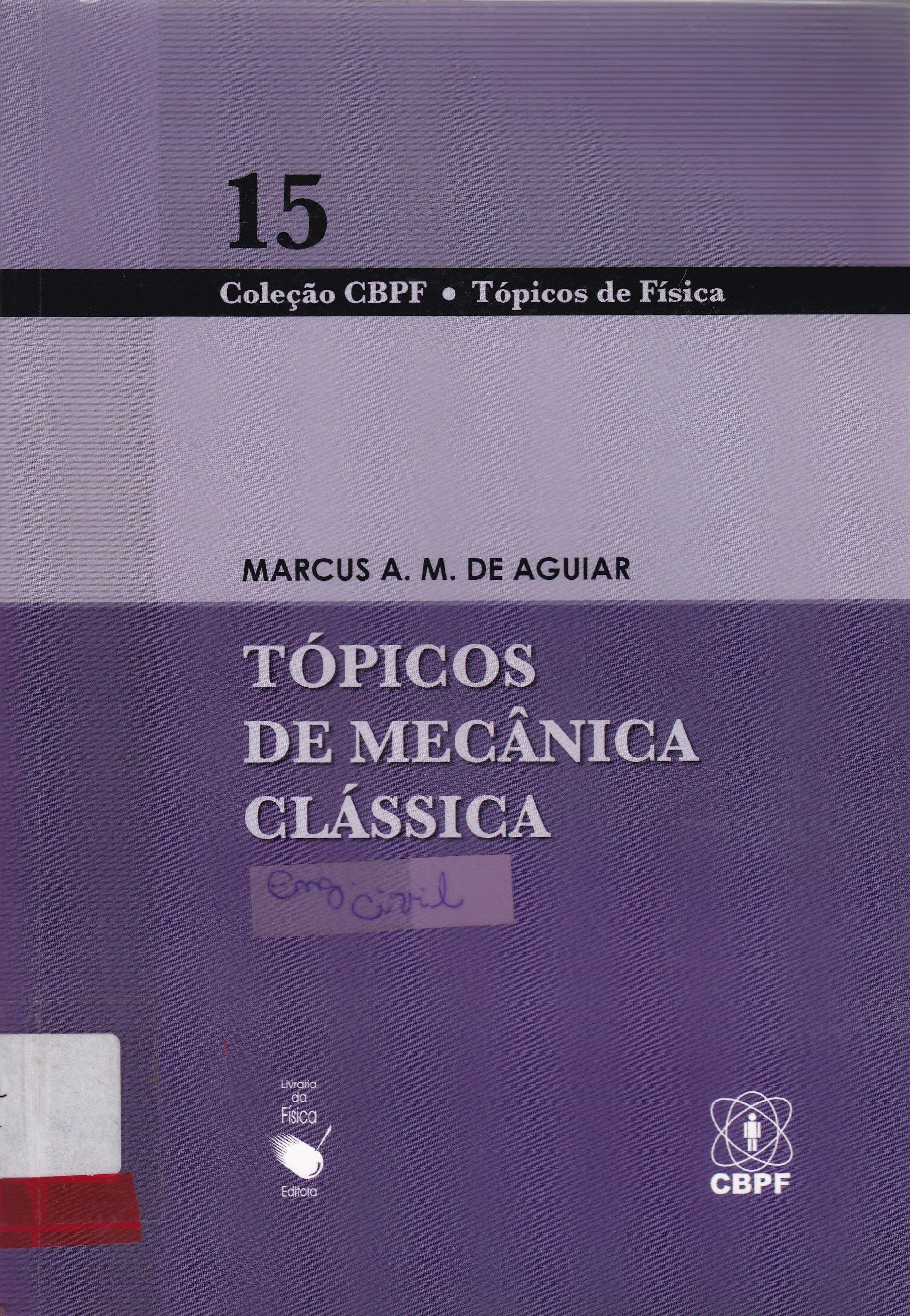 TÓPICOS DE MECÂNICA CLÁSSICA